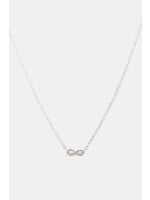 Esprit zilveren collier met infinity zirkonia