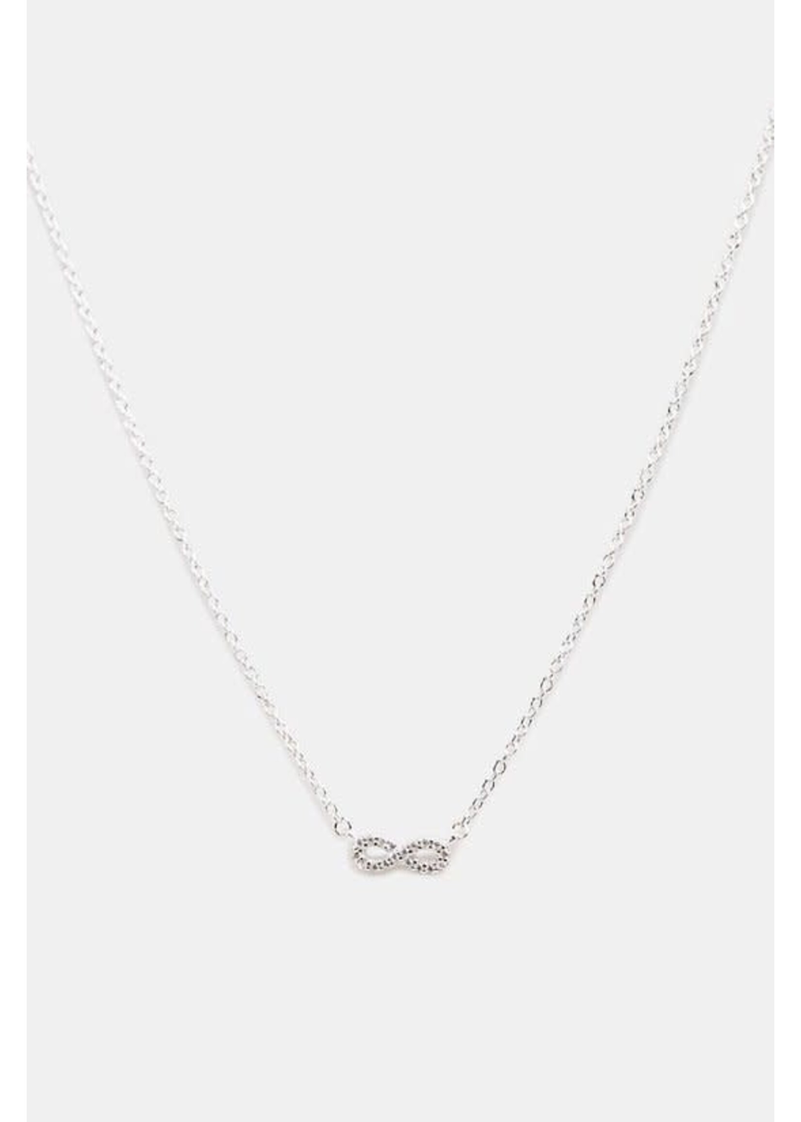 Esprit zilveren collier met infinity zirkonia