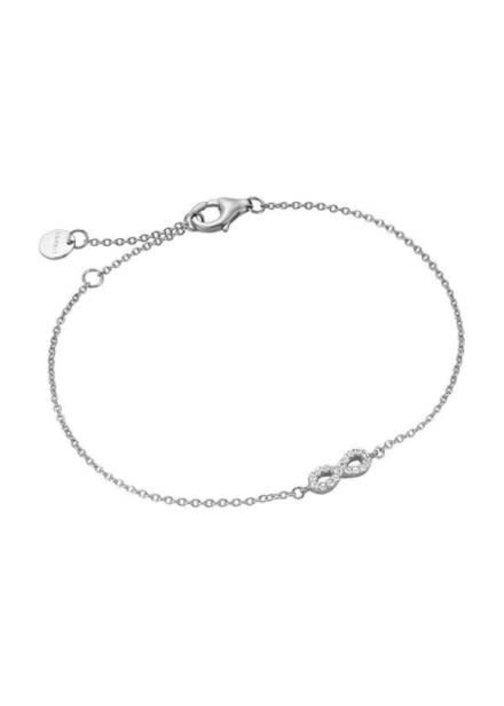 Esprit zilveren armband met infinity zirkonia