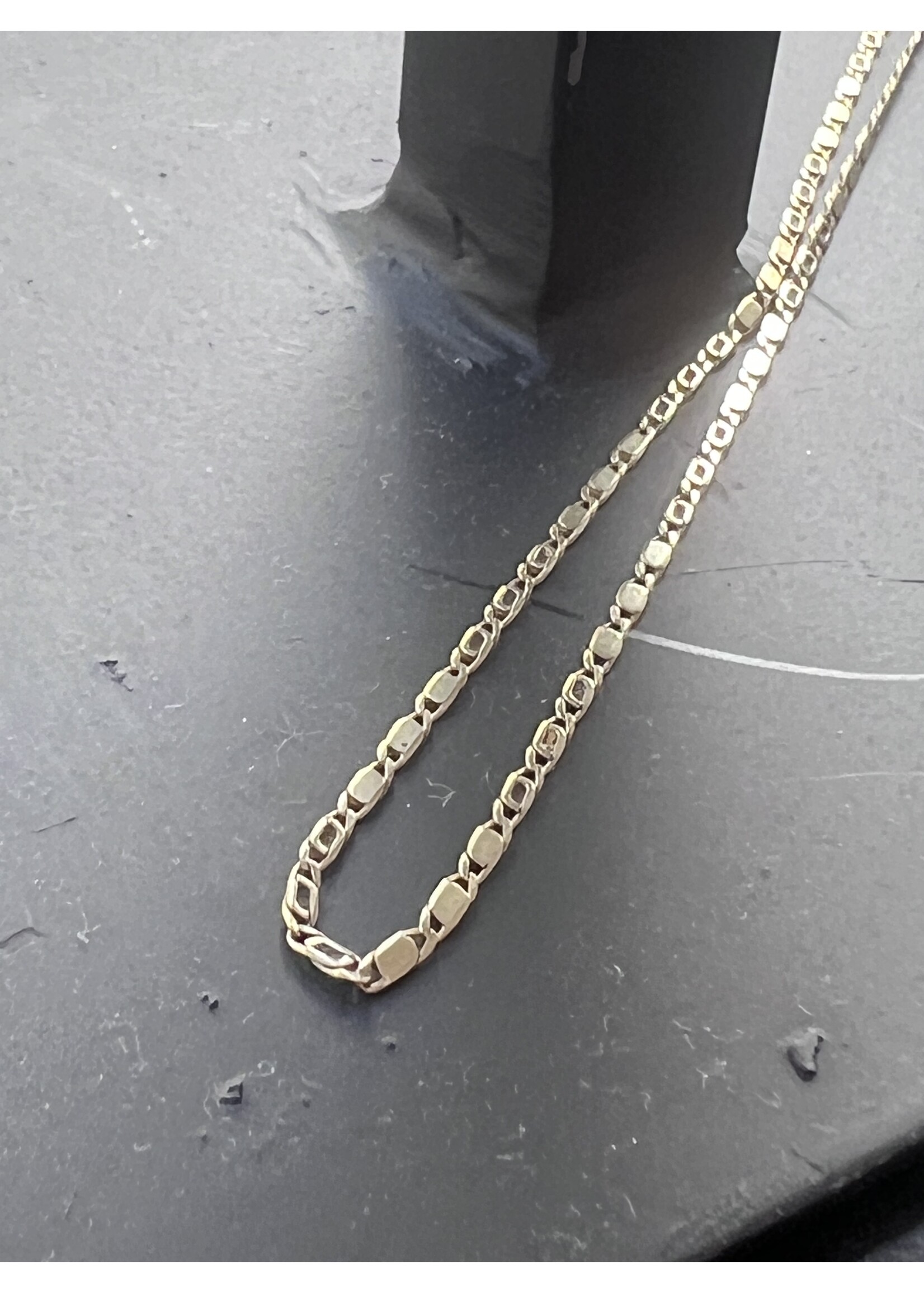 Vintage & Occasion Geelgouden 14k collier figaro - lengte  50cm