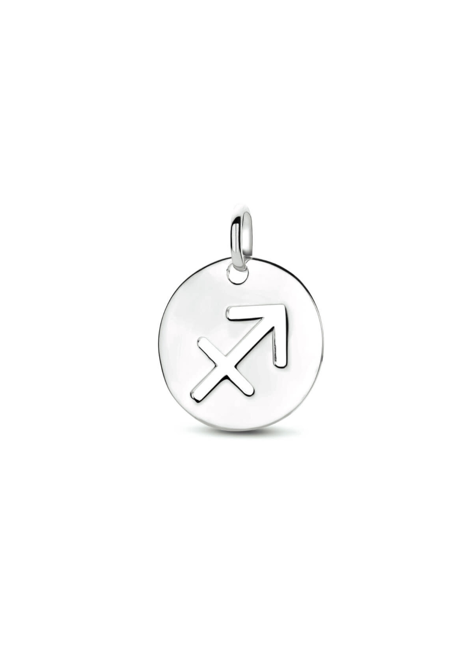Cataleya jewels Zilveren hanger sterrenbeeld rond