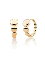 Sparkling Jewels EAG33 Sparkling Jewels Bubble Huggies creolen goudkleurig