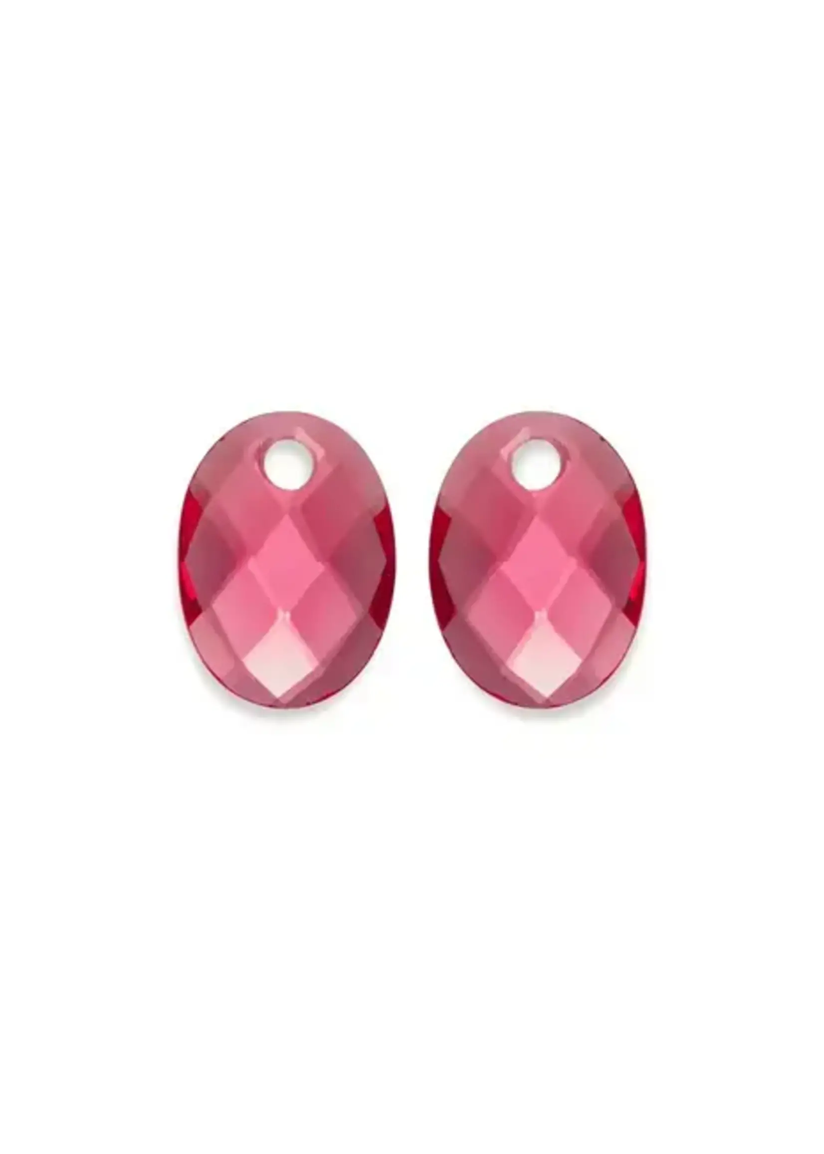 Sparkling Jewels EAGEM51-MO Sparkling Jewels Fuchsia Quartz medium ovaal