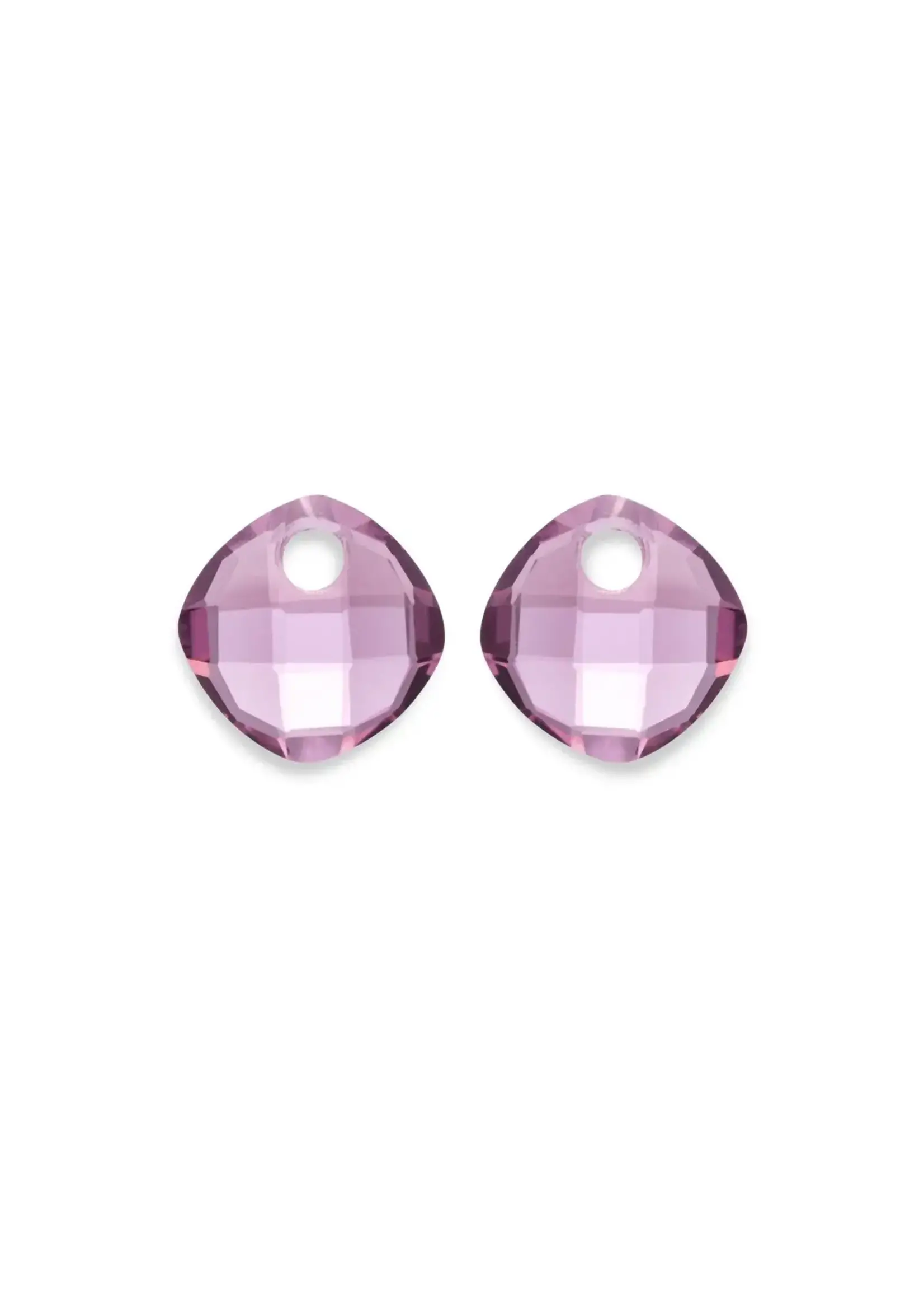 Sparkling Jewels EAGEM59-CC Sparkling Jewels Aubergine Quartz cushion cut