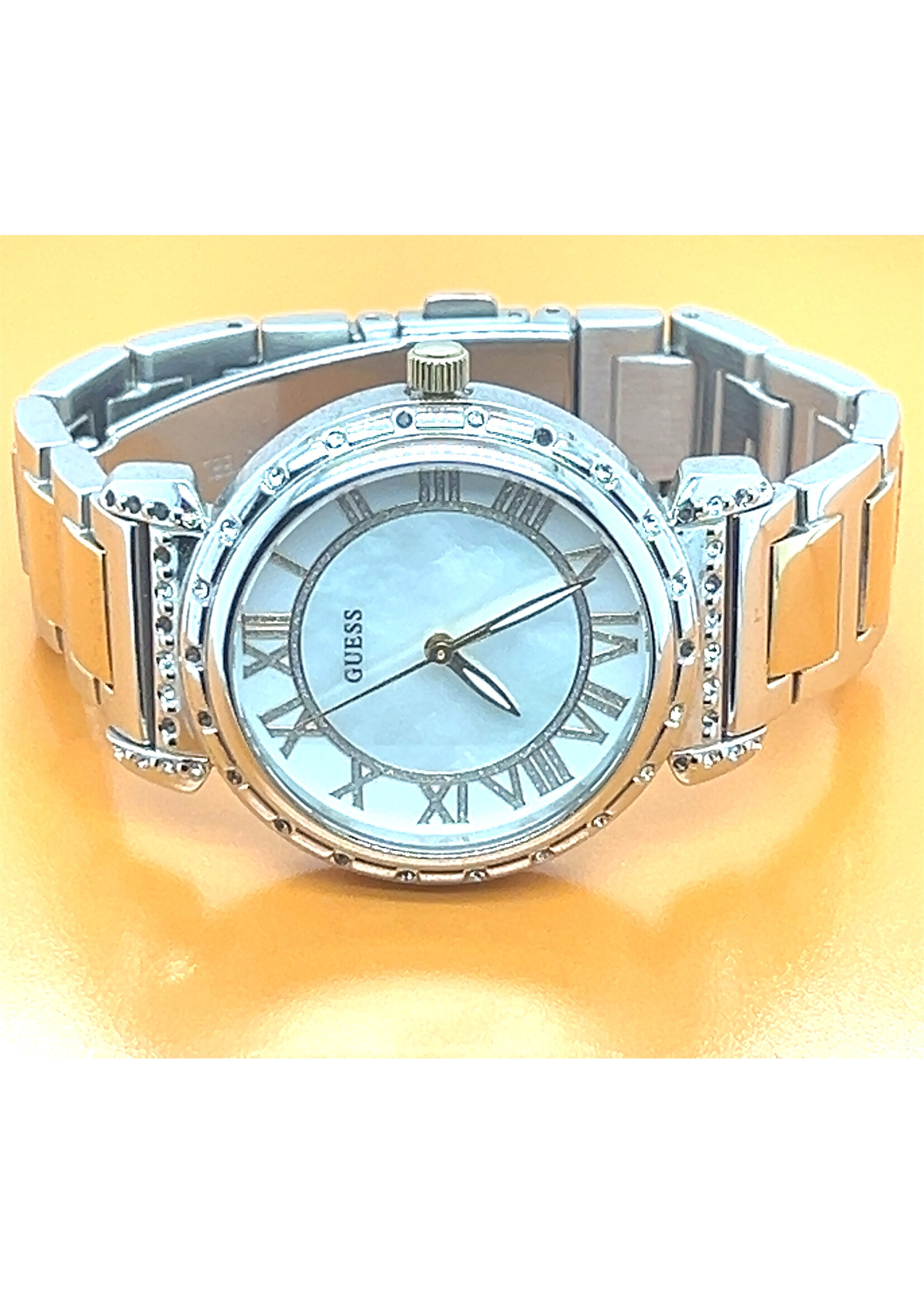 Vintage & Occasion Guess horloge met zirkonia