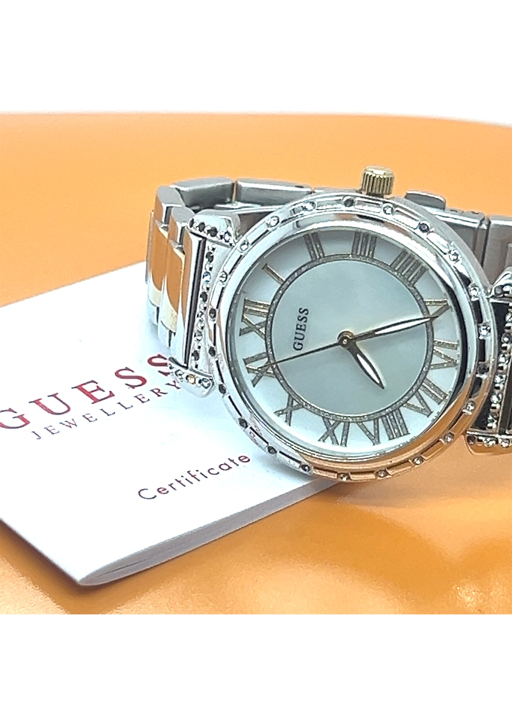 Vintage & Occasion Guess horloge met zirkonia