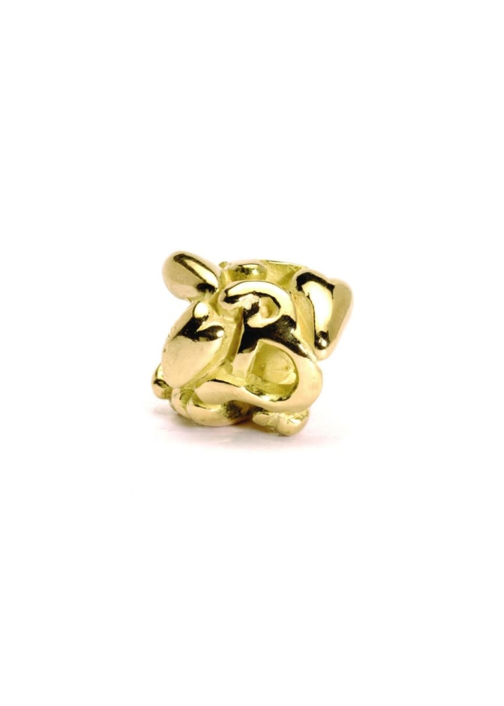 Vintage & Occasion Trollbeads 21144B Letter B goud (retired Bead)