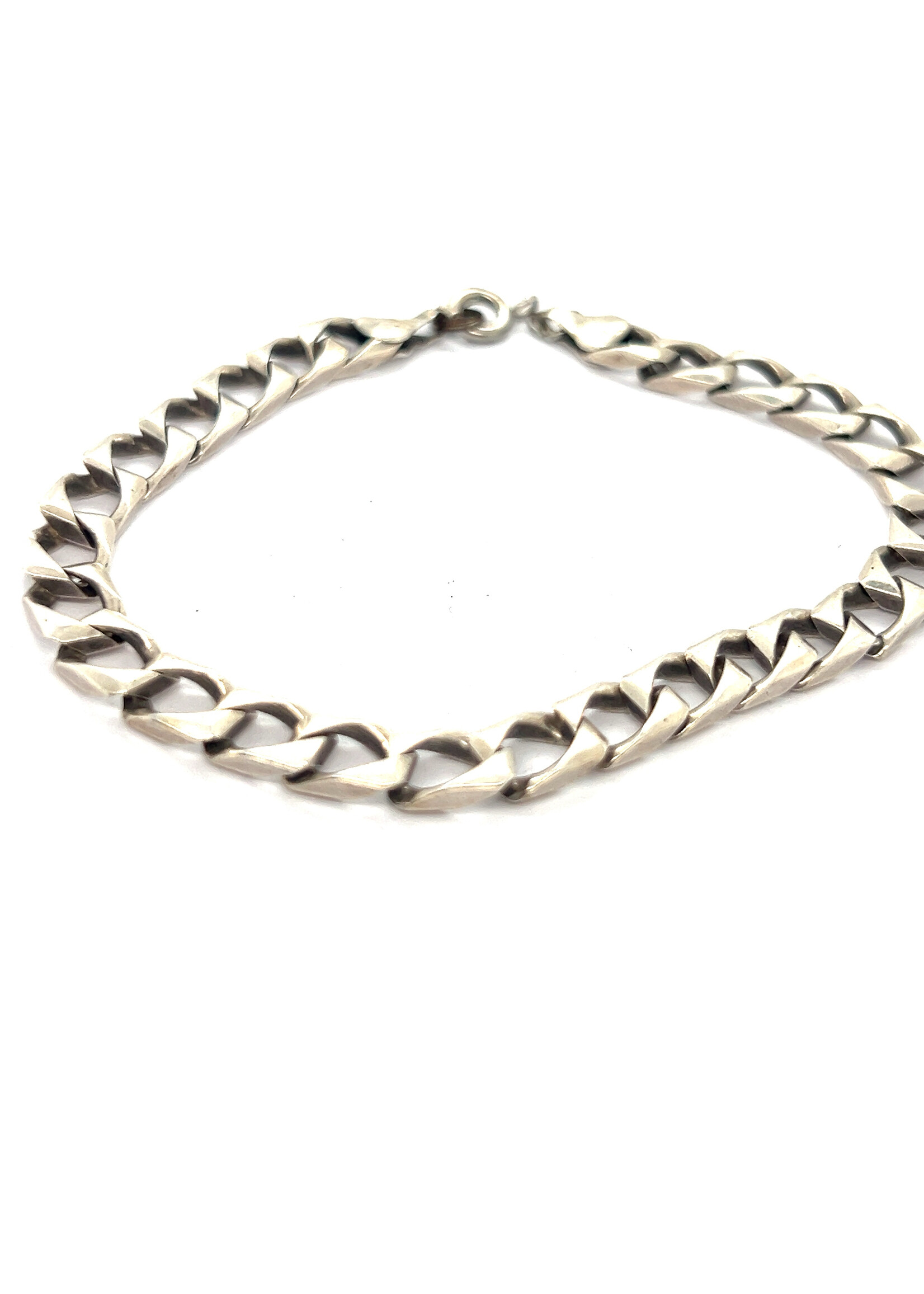 Vintage & Occasion Zilveren armband met open schakels