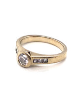 Vintage & Occasion Occasion witgouden ring met diamant 0.63ct