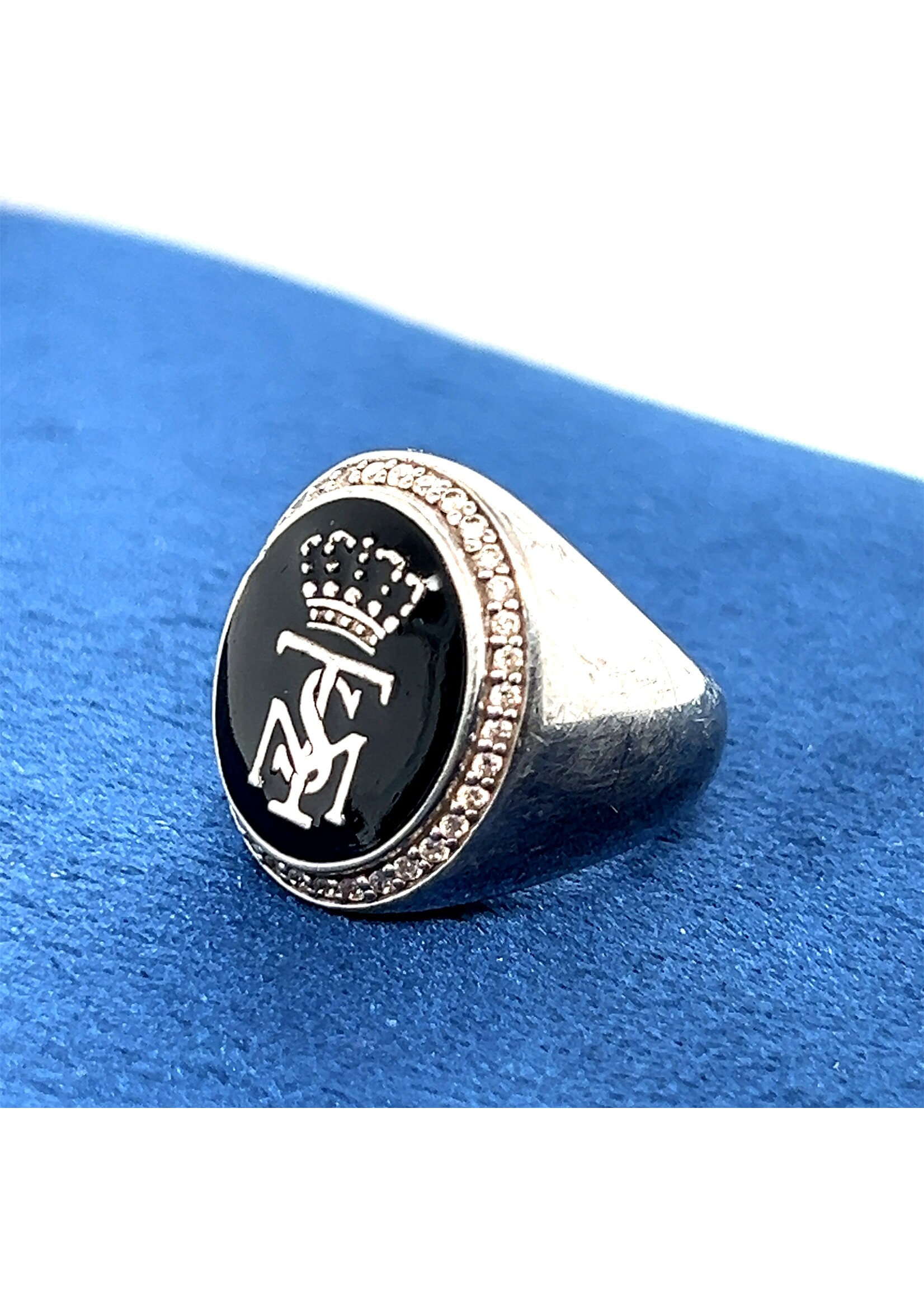 Vintage & Occasion thomas sabo zegelring zwarte zegel