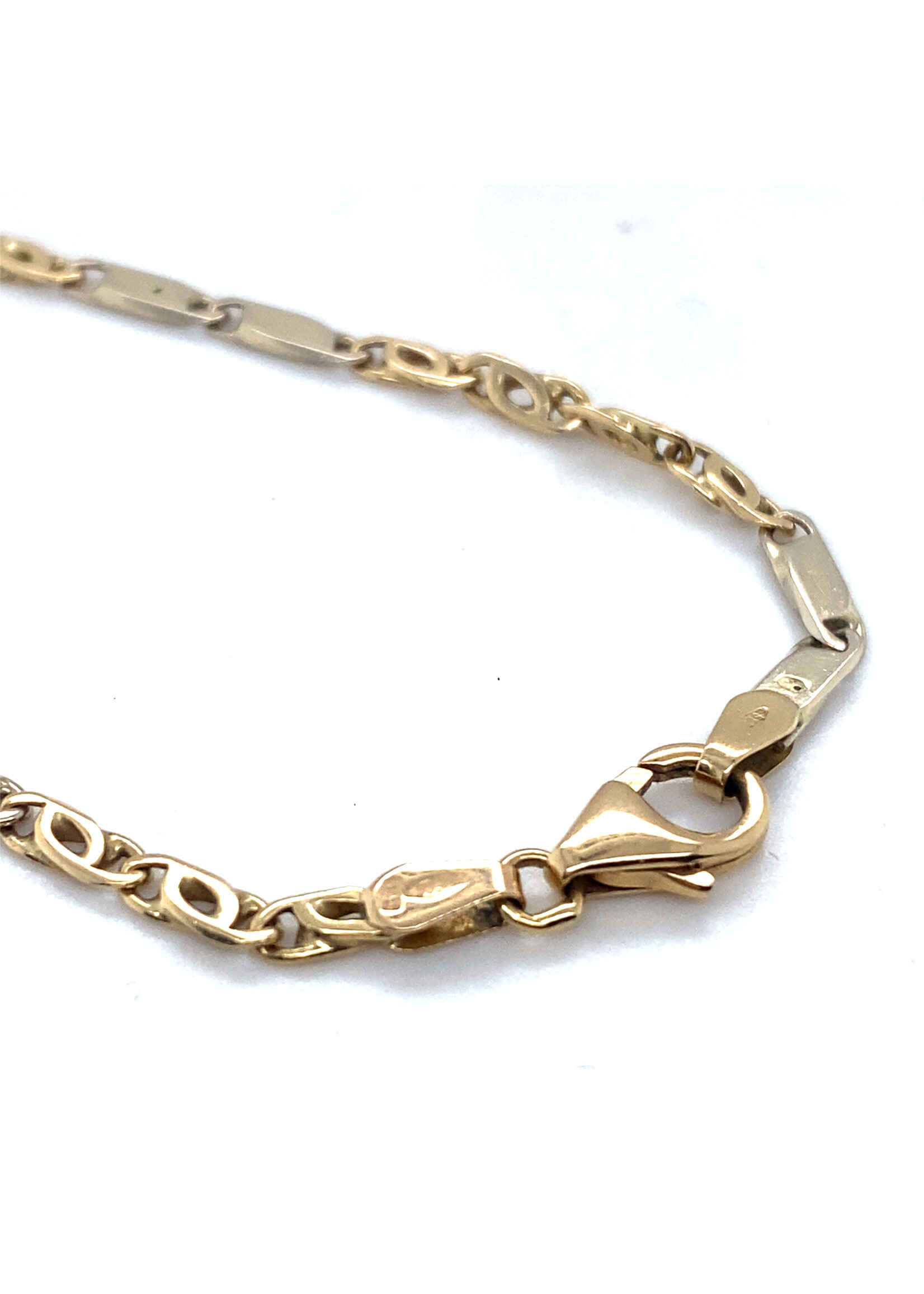 Vintage & Occasion Geelgouden ketting figaro