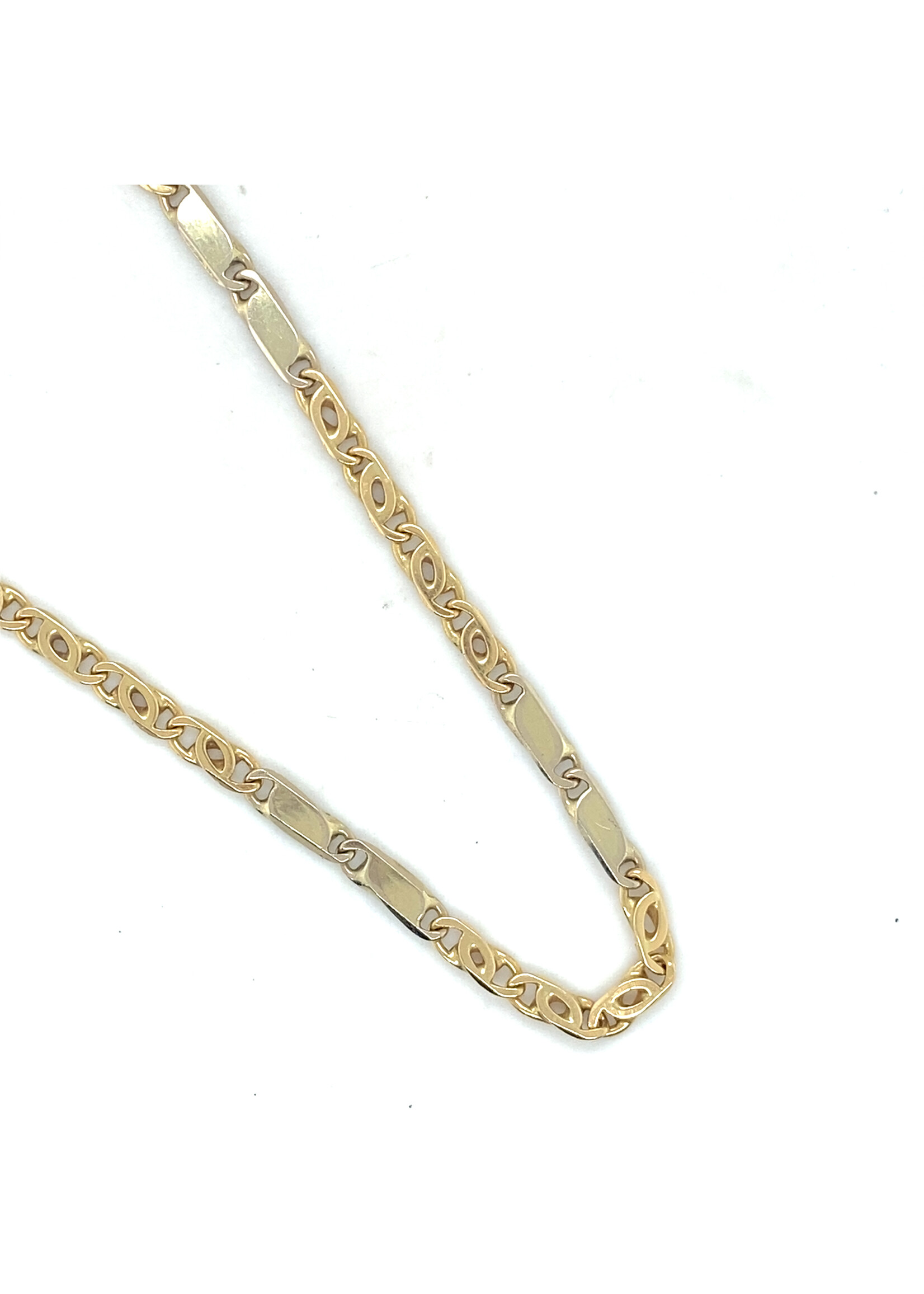 Vintage & Occasion Geelgouden ketting figaro