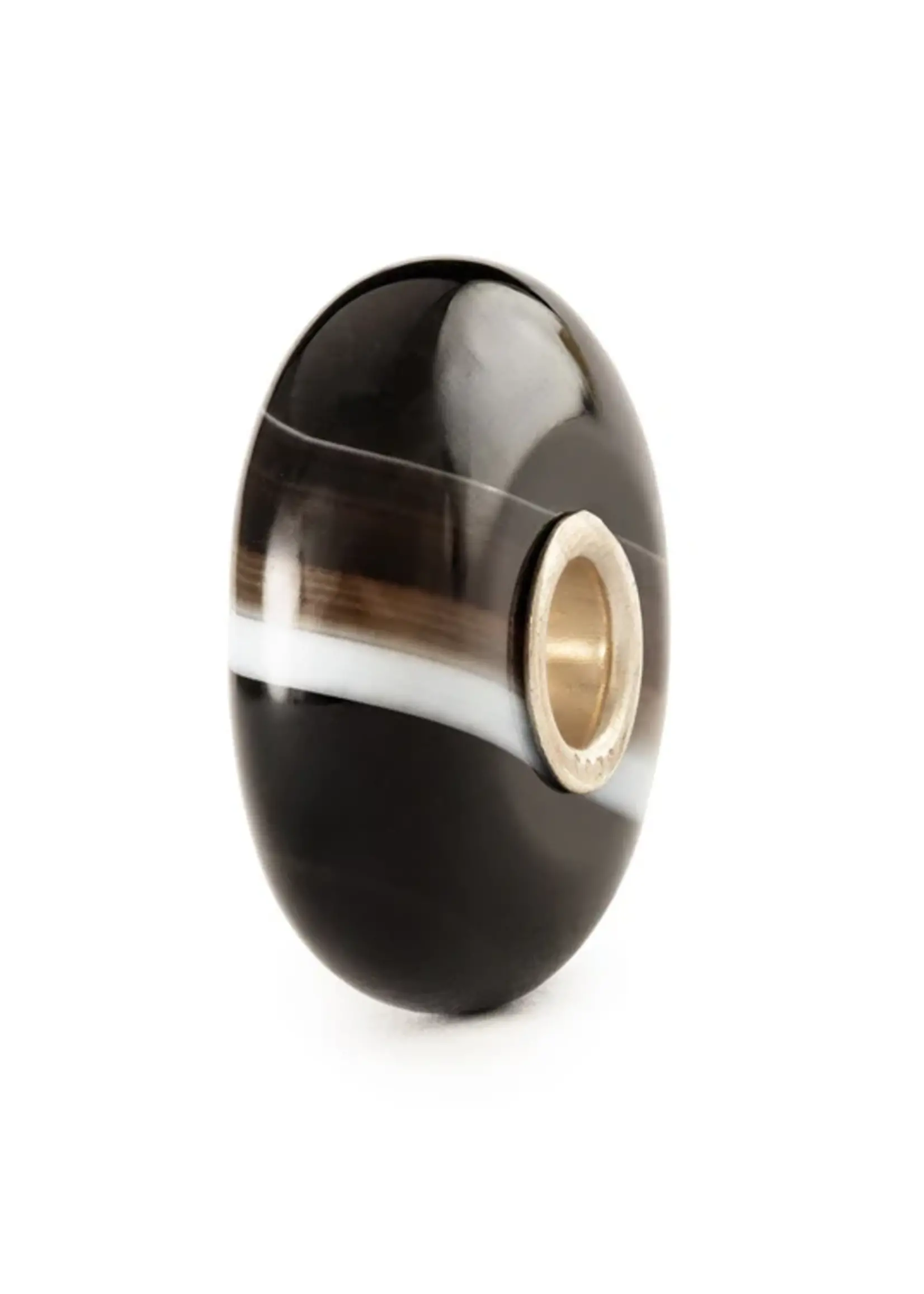 Trollbeads Trollbeads gestreepte onyx per stuk