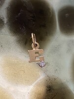 Vintage & Occasion Geelgouden 14k  bedel letter E