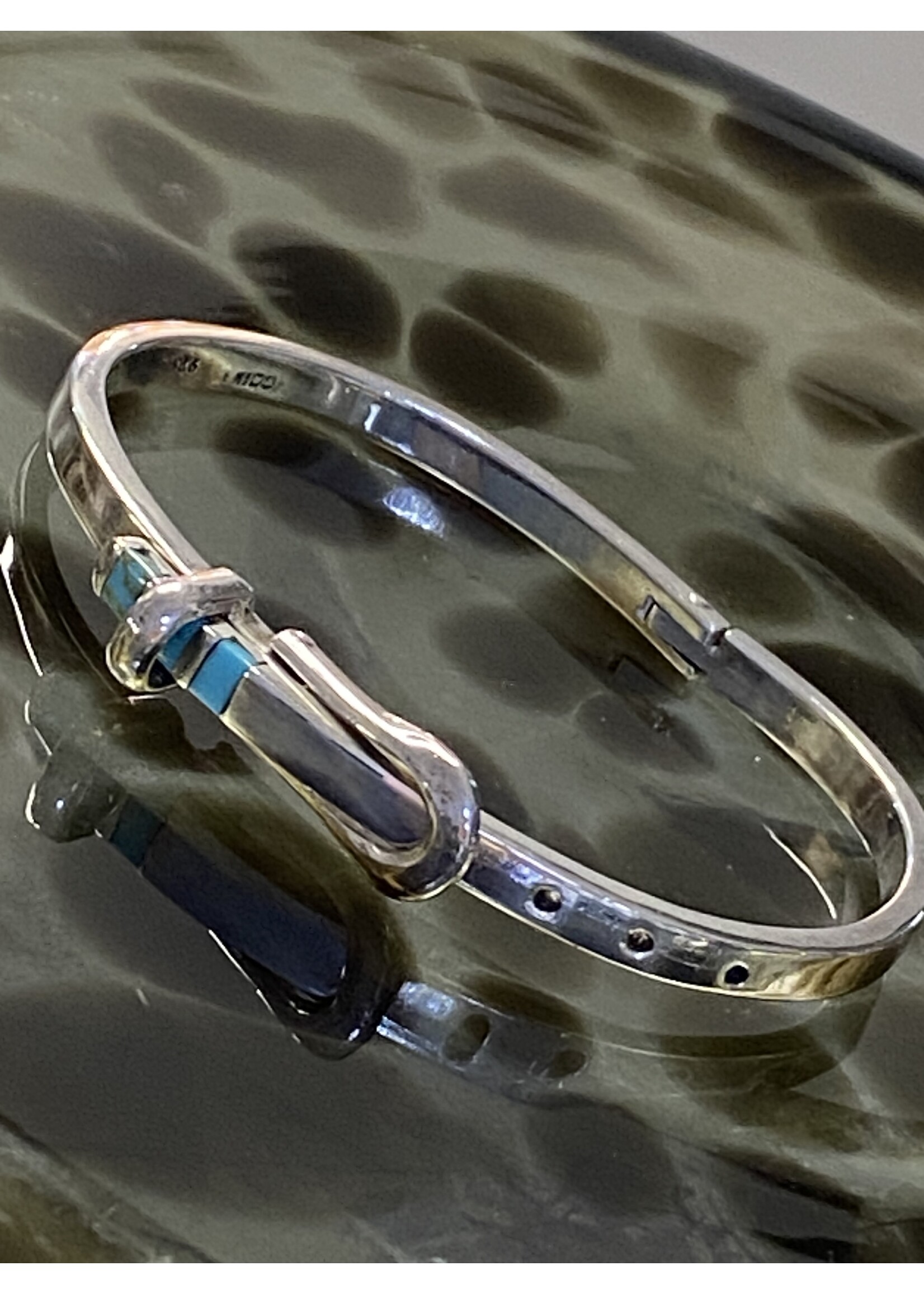 Vintage & Occasion Zilveren armband met turkoois