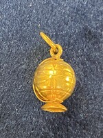 Vintage & Occasion Geelgouden  18k hanger globe Vintage & Occasion Geelgouden  18k hanger globe