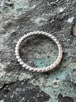 Vintage & Occasion Witgouden aanschuifring 14k - maat 17.5