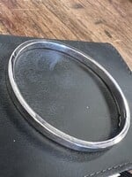 Vintage & Occasion Zilveren bangle massief