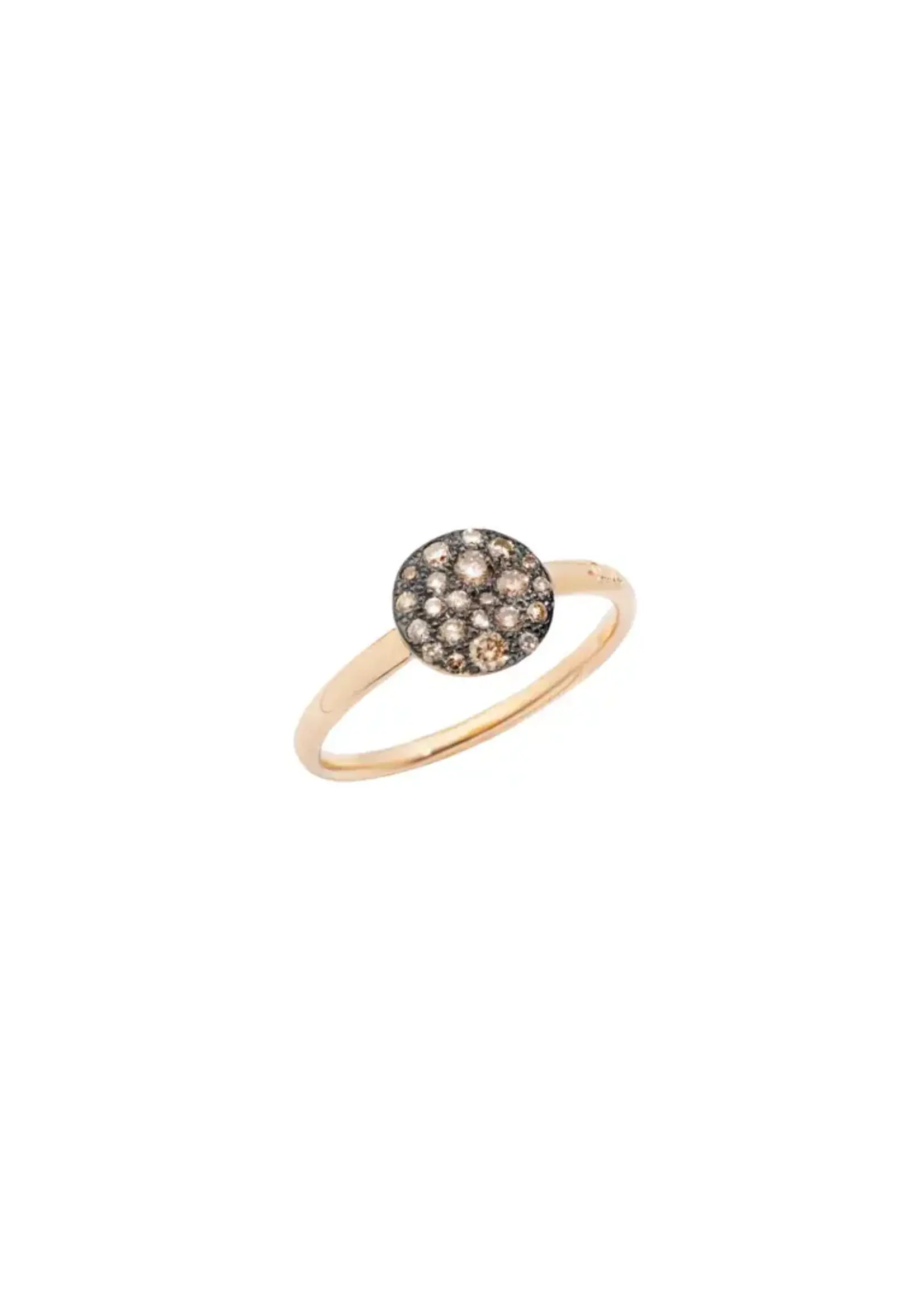 Vintage & Occasion Pomellato Sabbia ring roodgoud met diamant