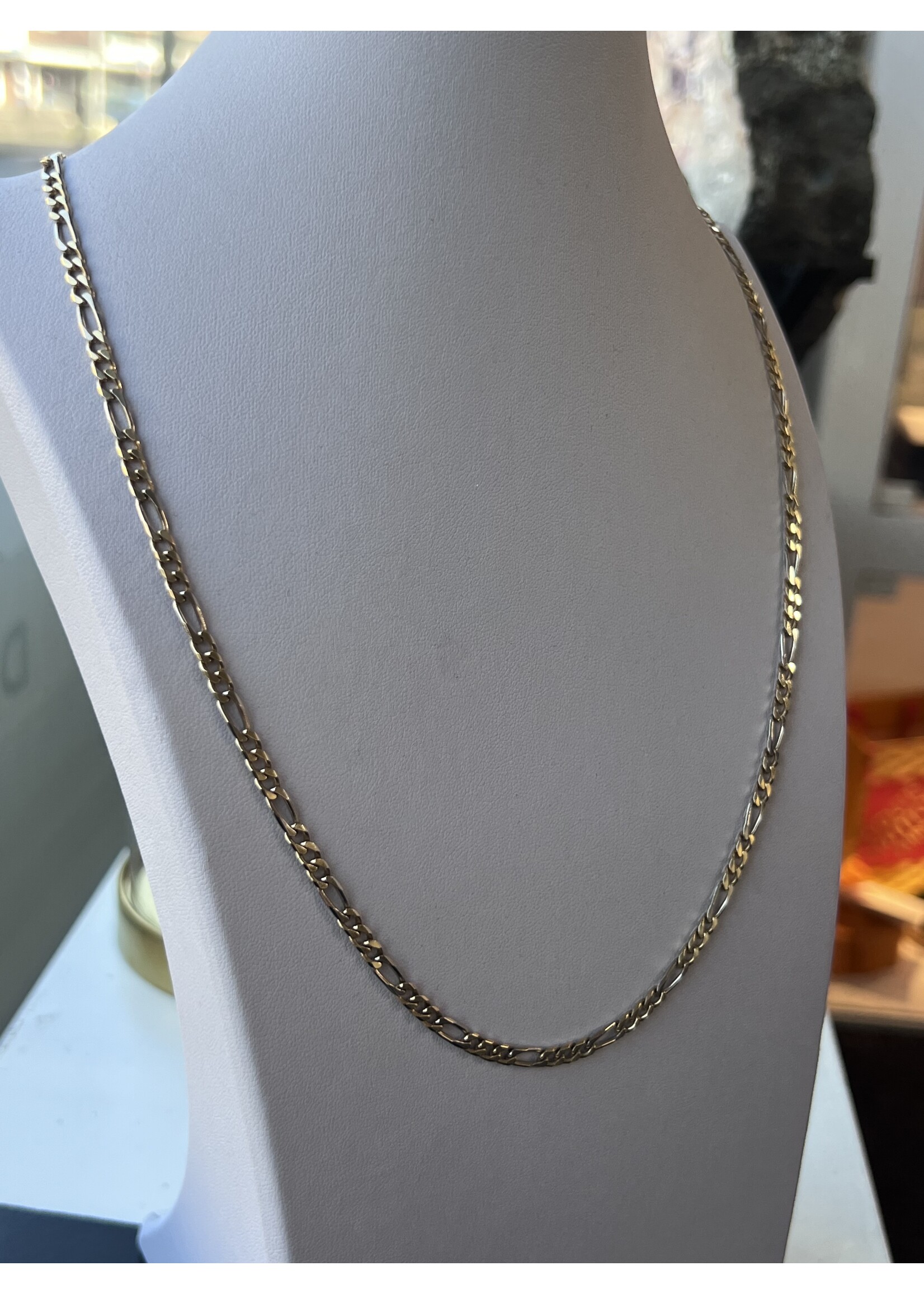 Vintage & Occasion Bicolor ketting figaro - 14k 60 cm
