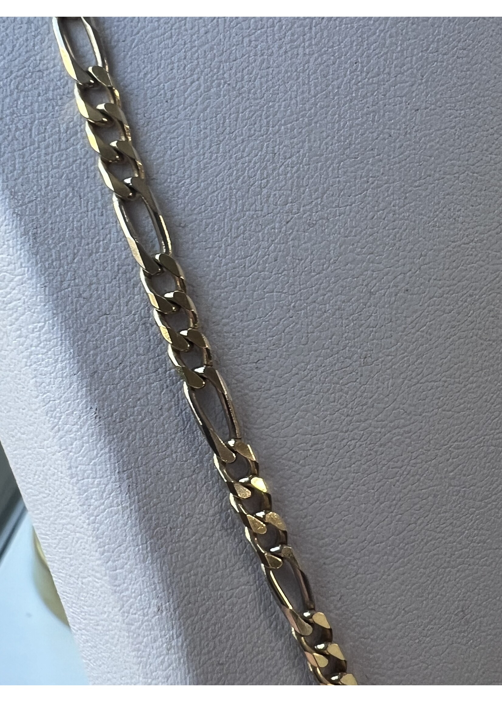 Vintage & Occasion Bicolor ketting figaro - 14k 60 cm