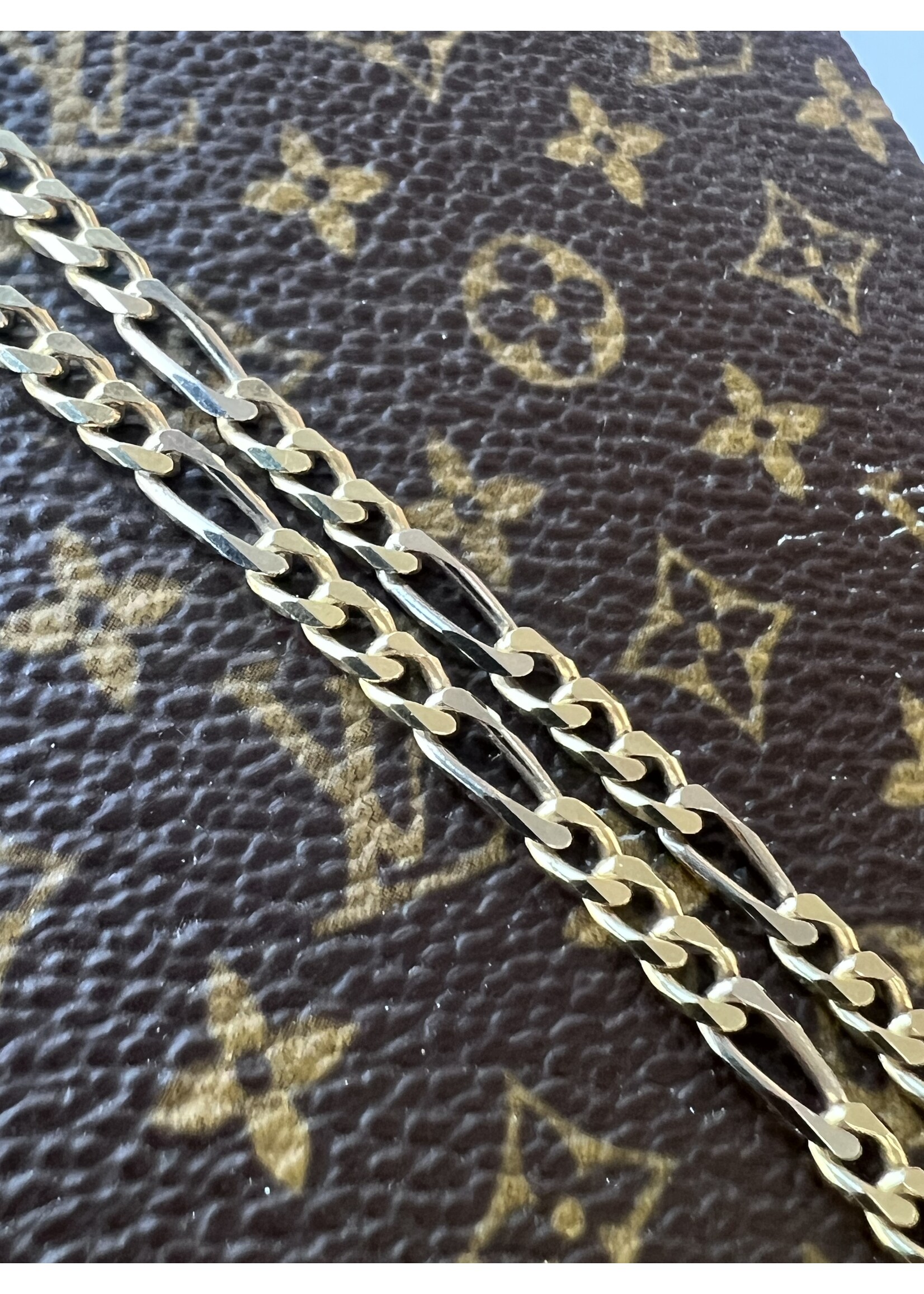 Vintage & Occasion Bicolor ketting figaro - 14k 60 cm
