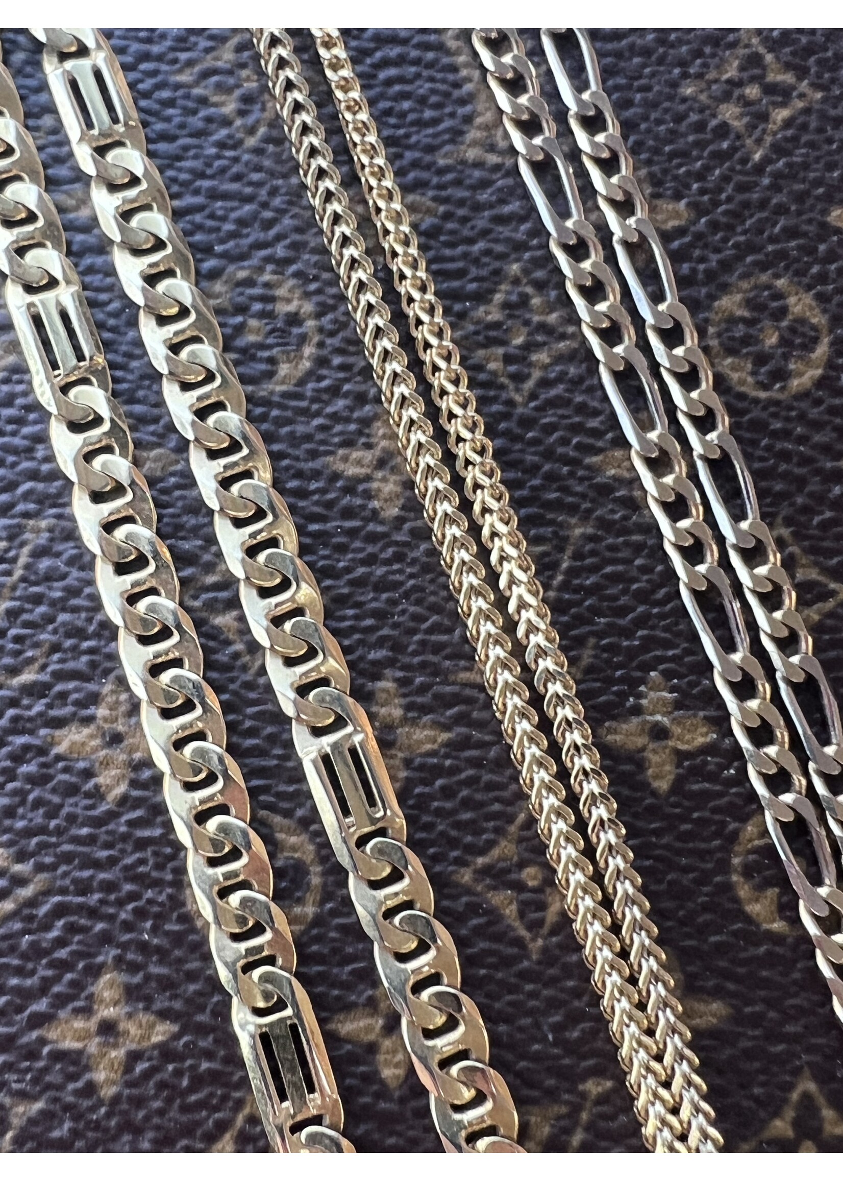 Vintage & Occasion Geelgouden 14k  massieve ketting figaro - 60 cm