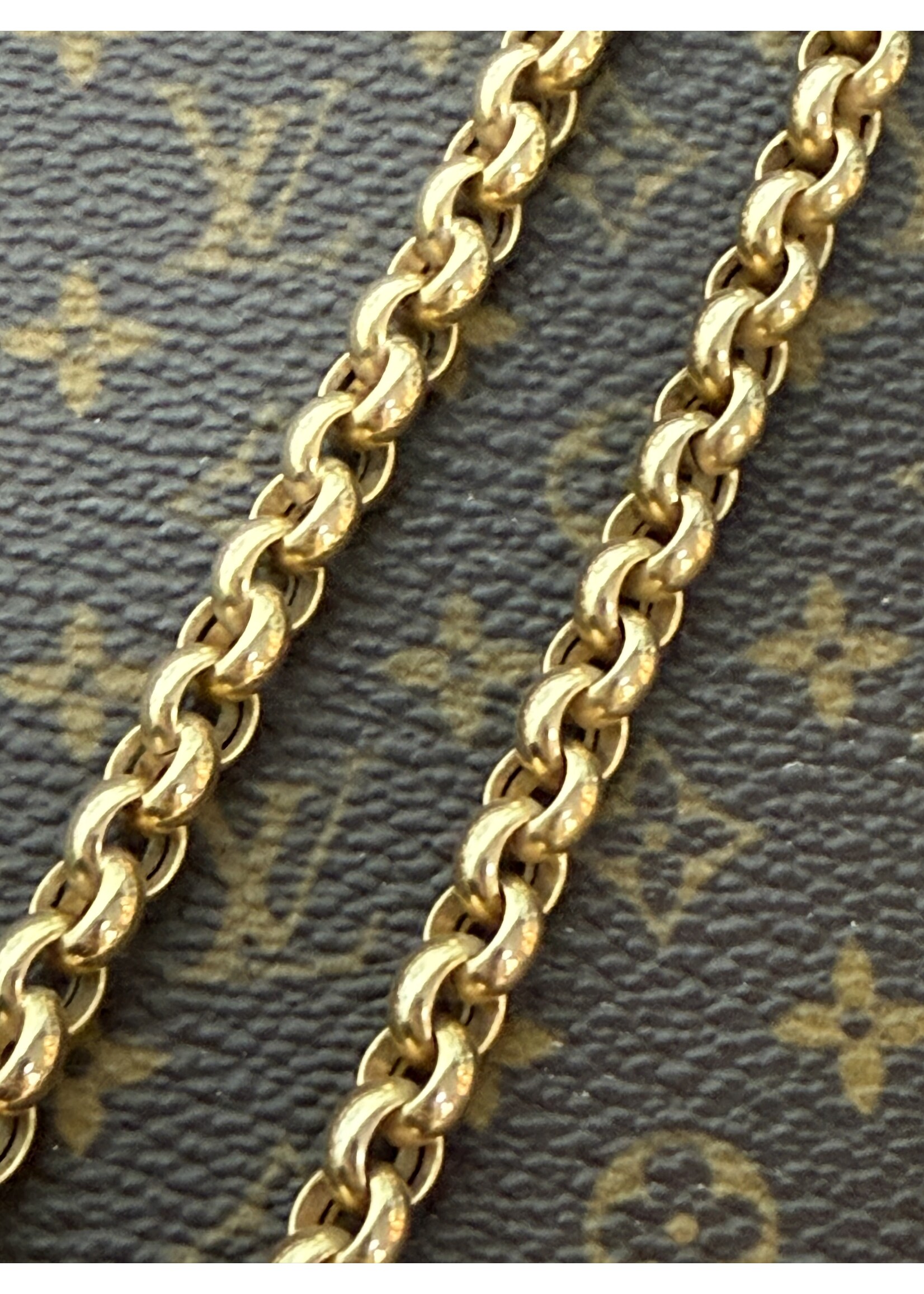 Vintage & Occasion Geelgouden 14k  Jasseron collier 45 cm