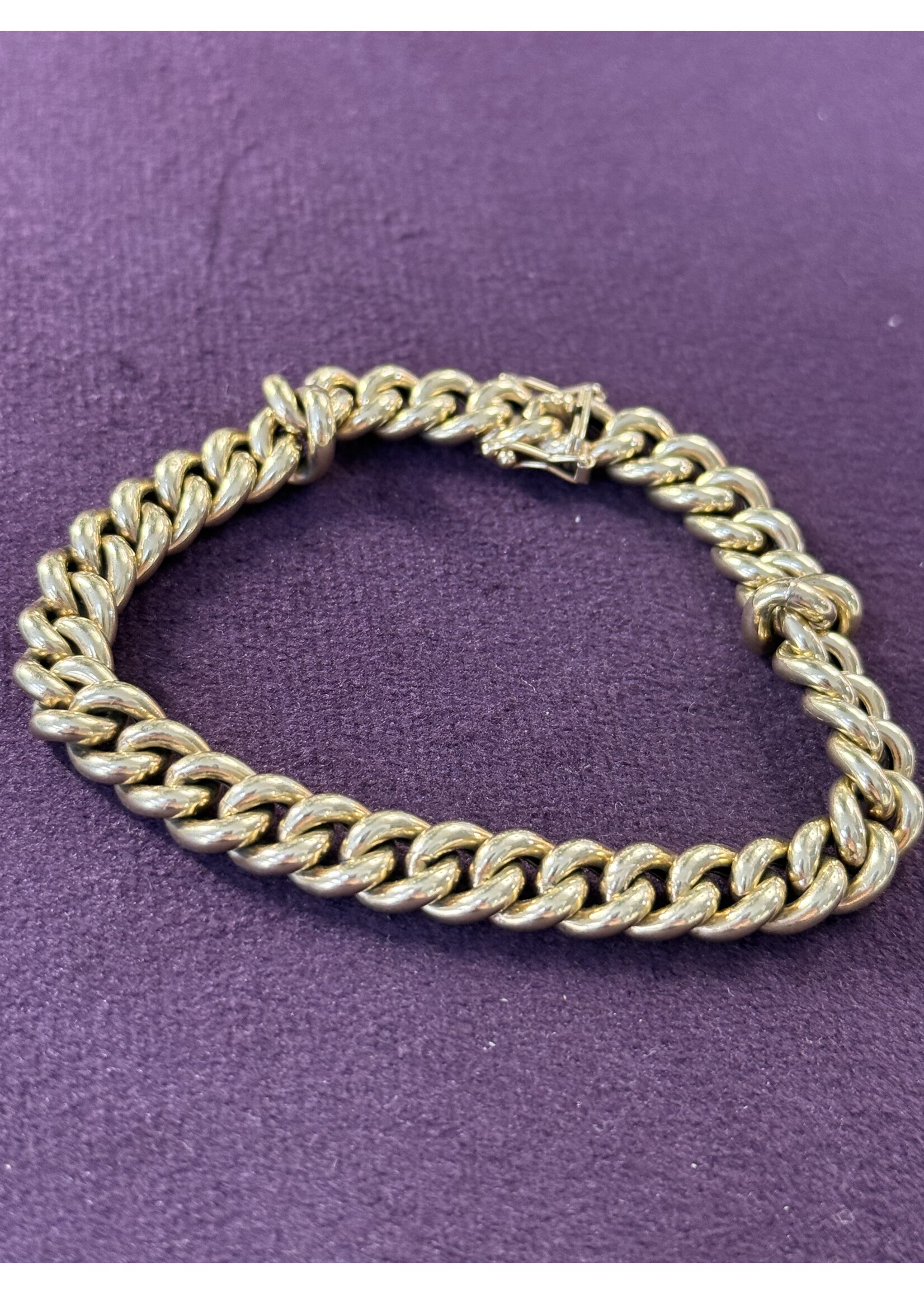 Vintage & Occasion Geelgouden 14 k   gourmette armband
