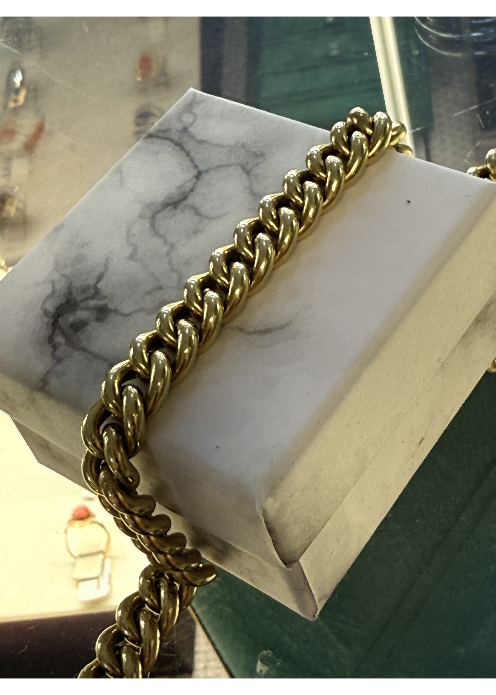 Vintage & Occasion Geelgouden 14 k   gourmette armband