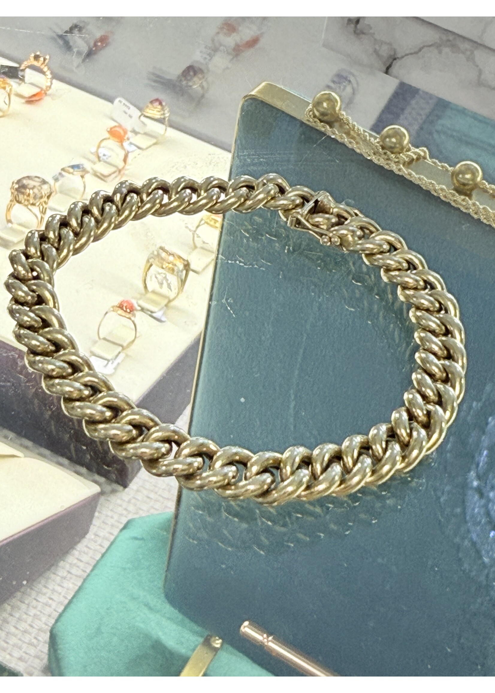 Vintage & Occasion Geelgouden 14 k   gourmette armband