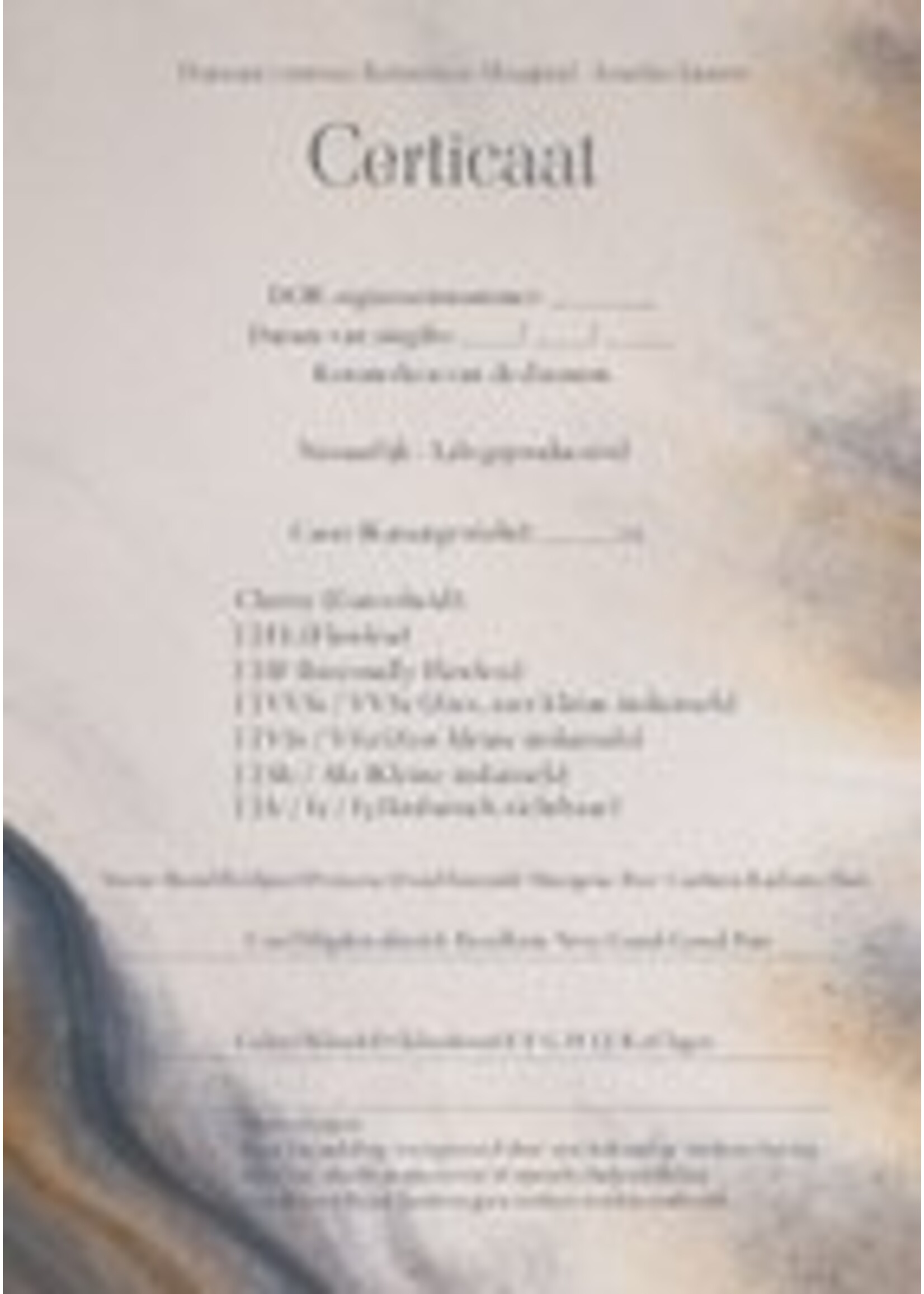 Diamant certificaat