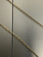 Vintage & Occasion Geelgouden collier anker 40cm