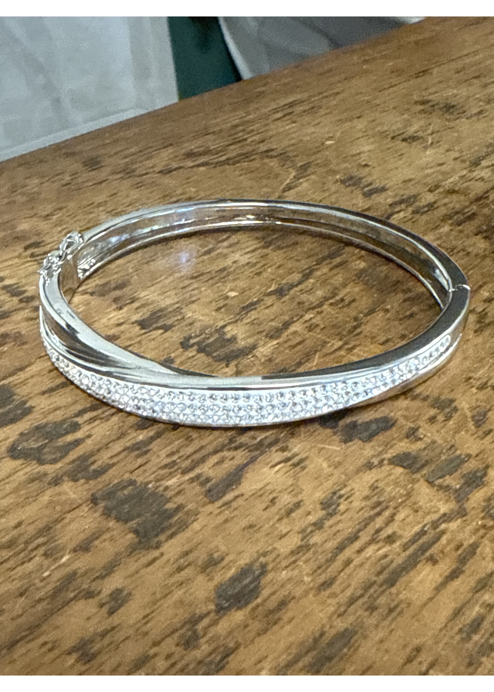 Vintage & Occasion bangle zilver met zirkonia