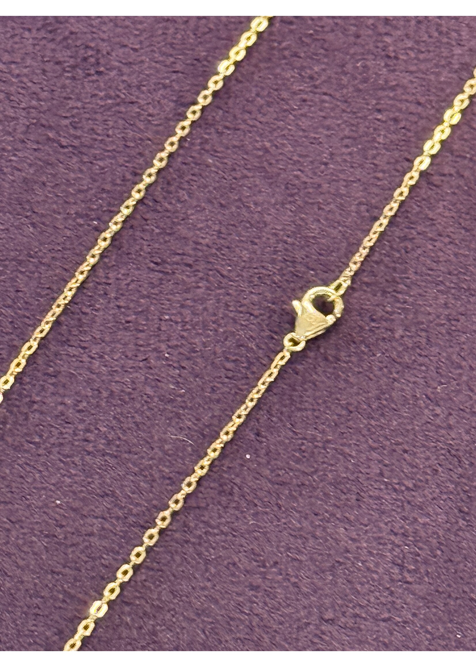 Cataleya jewels Geelgouden 18k anker collier - lengte 45 cm