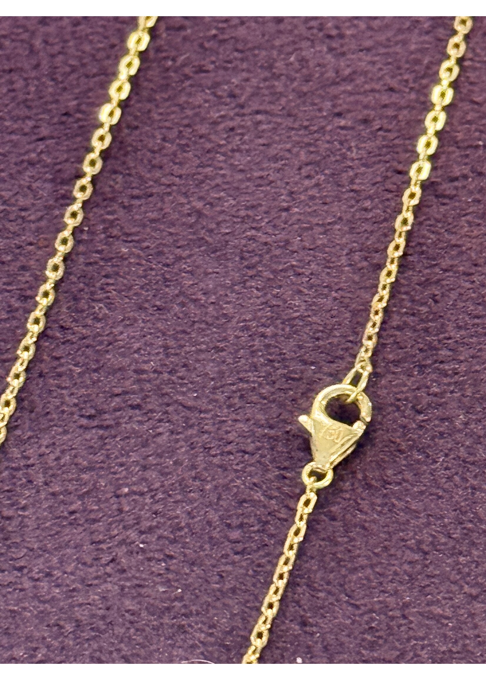 Cataleya jewels Geelgouden 18k anker collier - lengte 45 cm