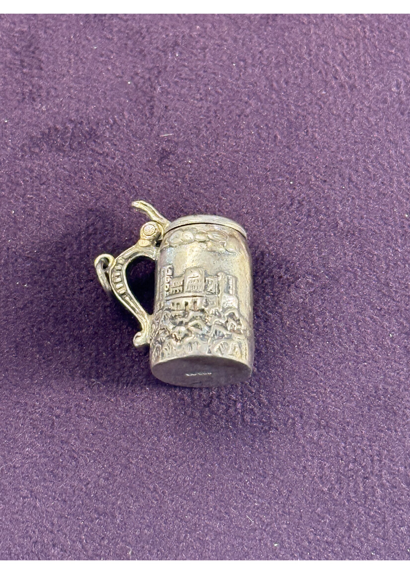 Vintage & Occasion Zilveren bedel bierpul