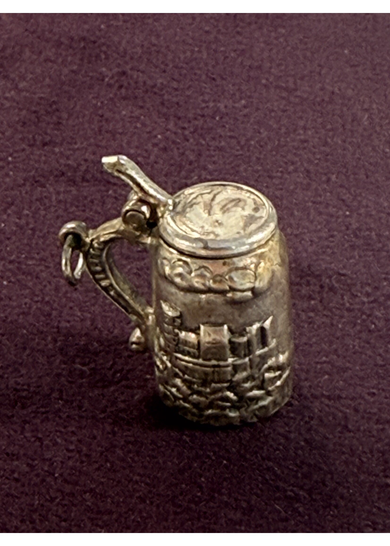 Vintage & Occasion Zilveren bedel bierpul