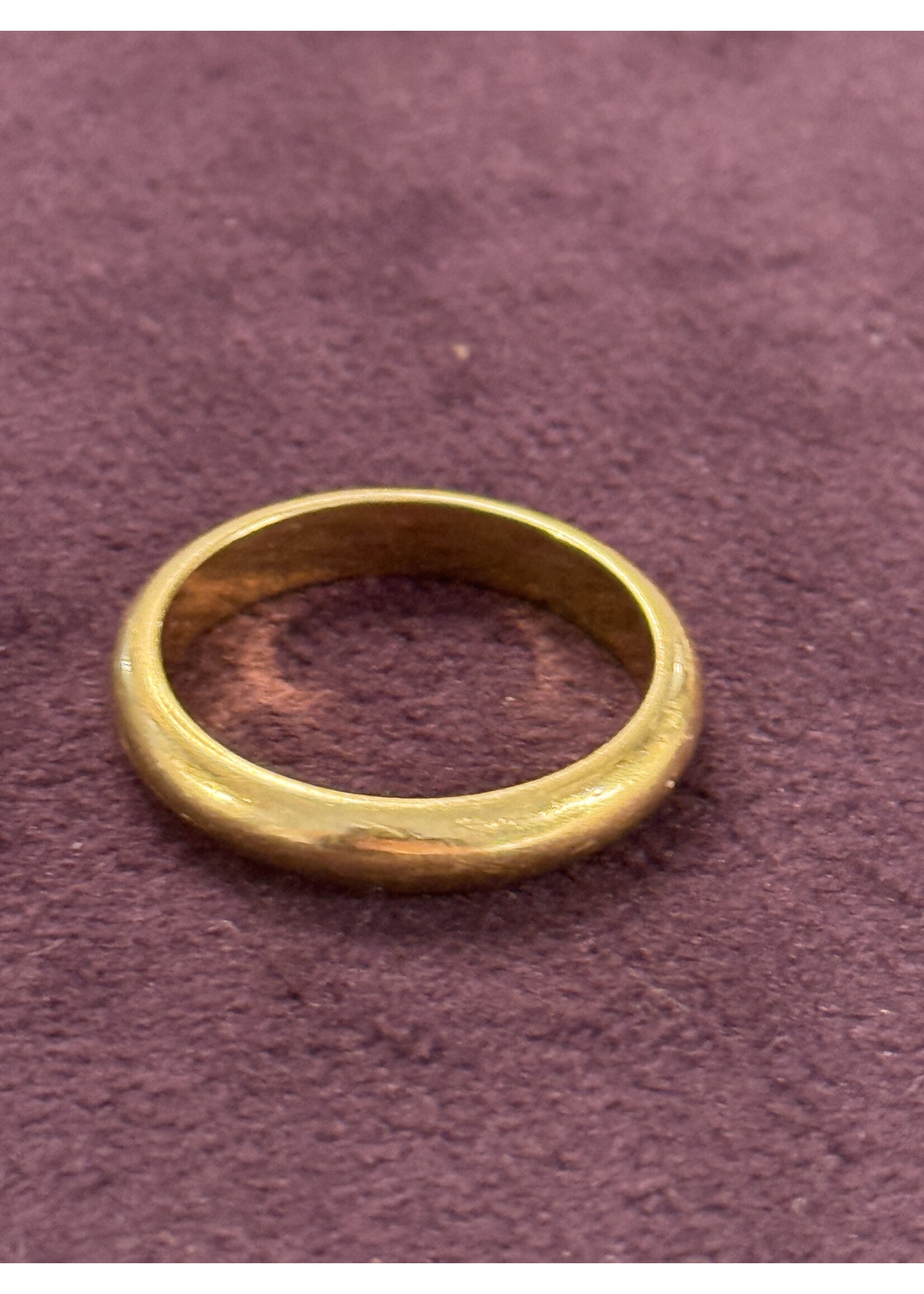 Vintage & Occasion Geelgouden  occasion Cartier ring glad - maat 19