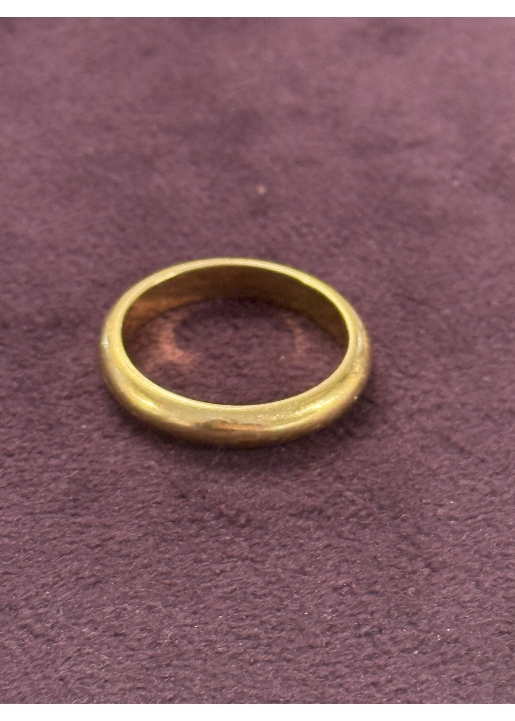 Vintage & Occasion Geelgouden  occasion Cartier ring glad - maat 19