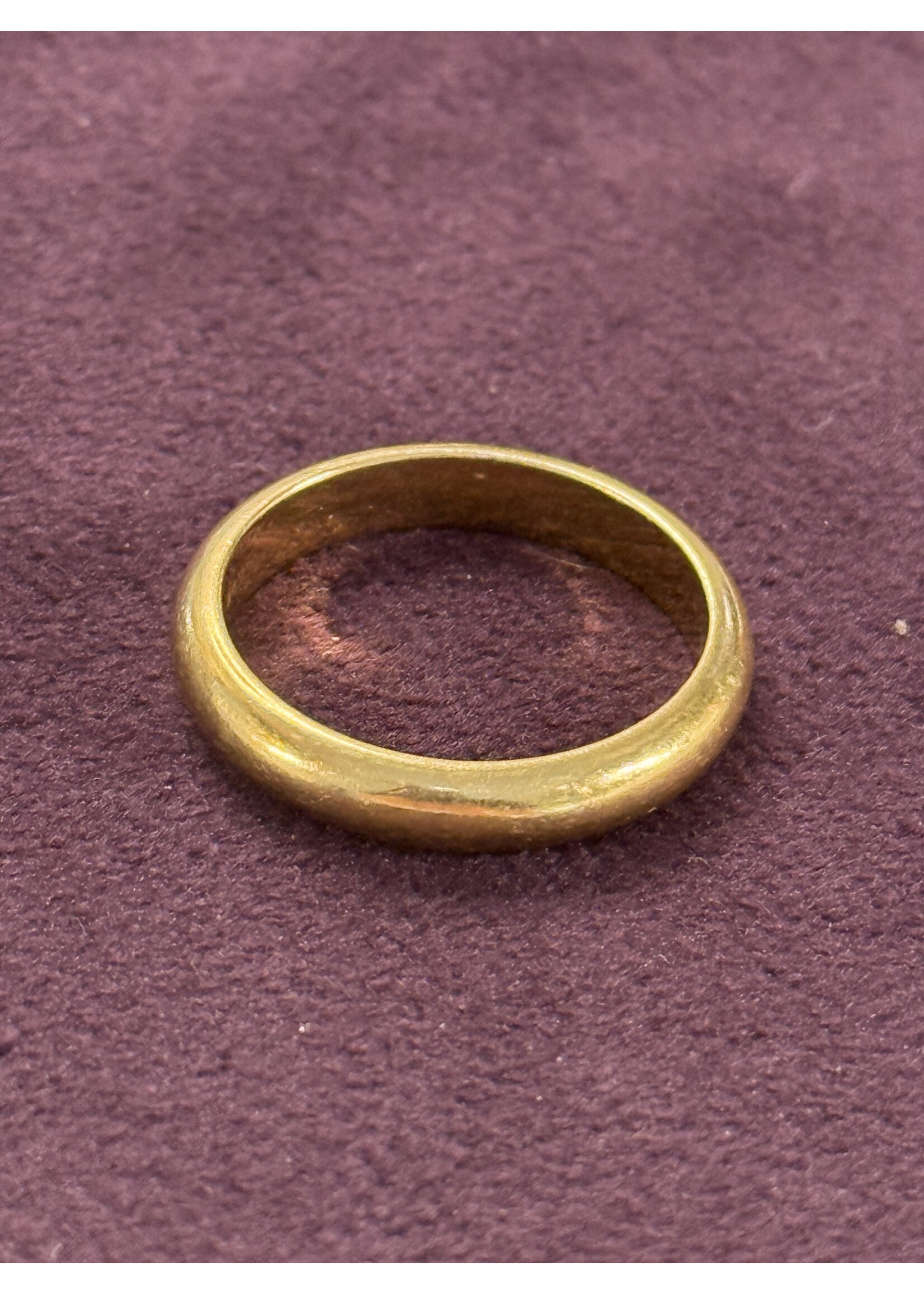 Vintage & Occasion Geelgouden  occasion Cartier ring glad - maat 19