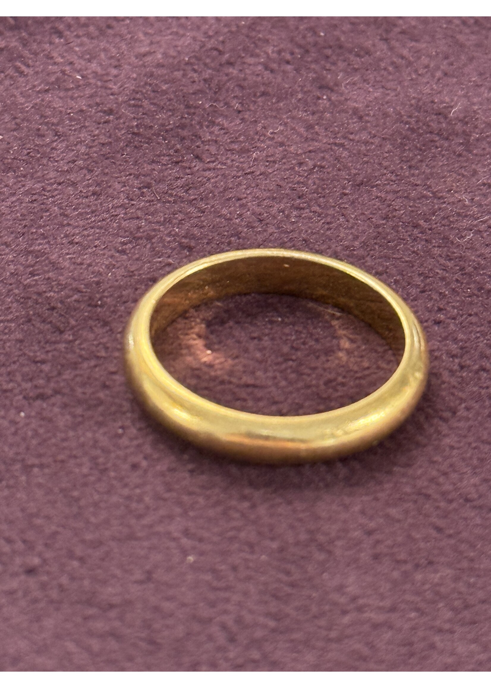 Vintage & Occasion Geelgouden  occasion Cartier ring glad - maat 19