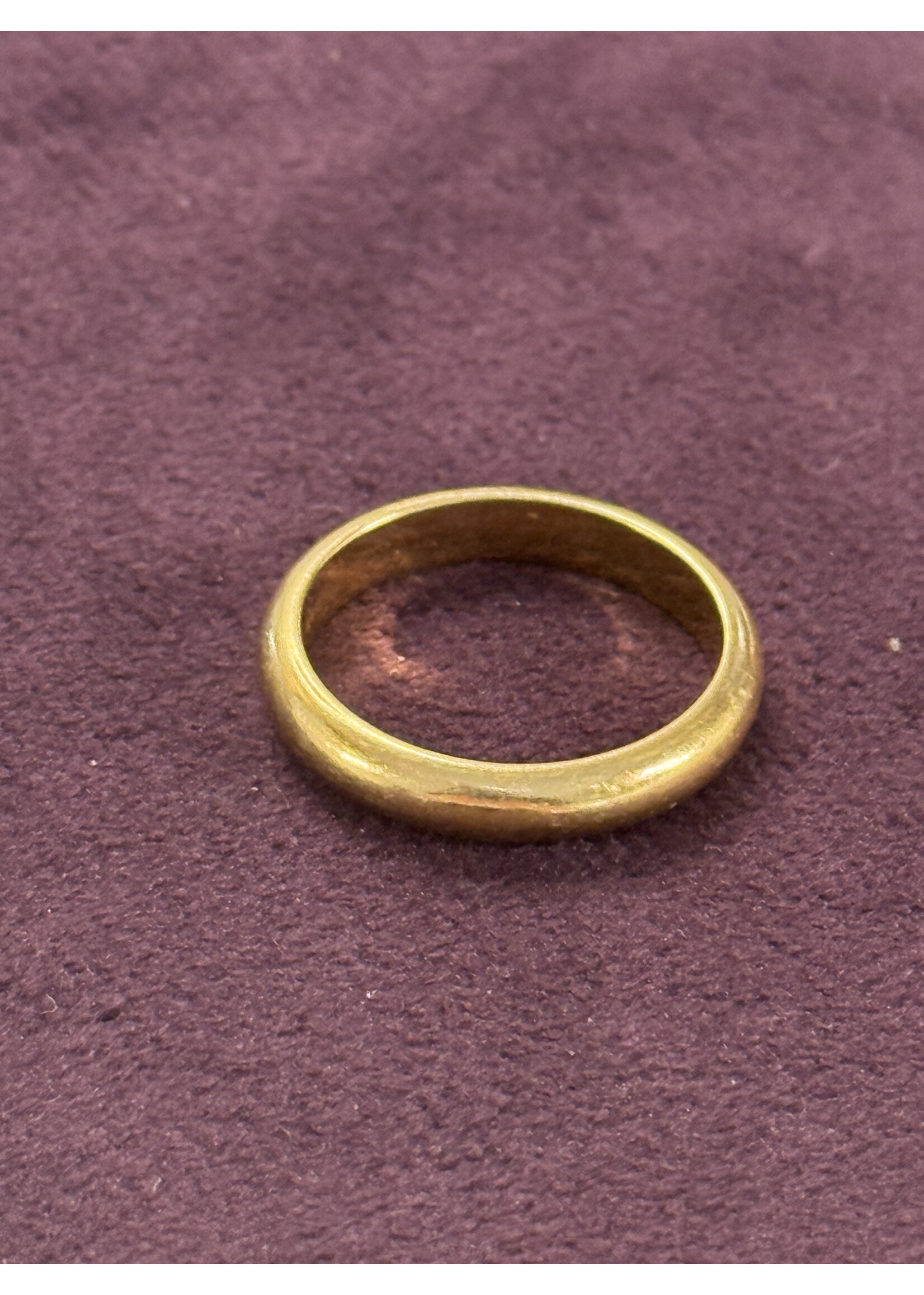 Vintage & Occasion Geelgouden  occasion Cartier ring glad - maat 19