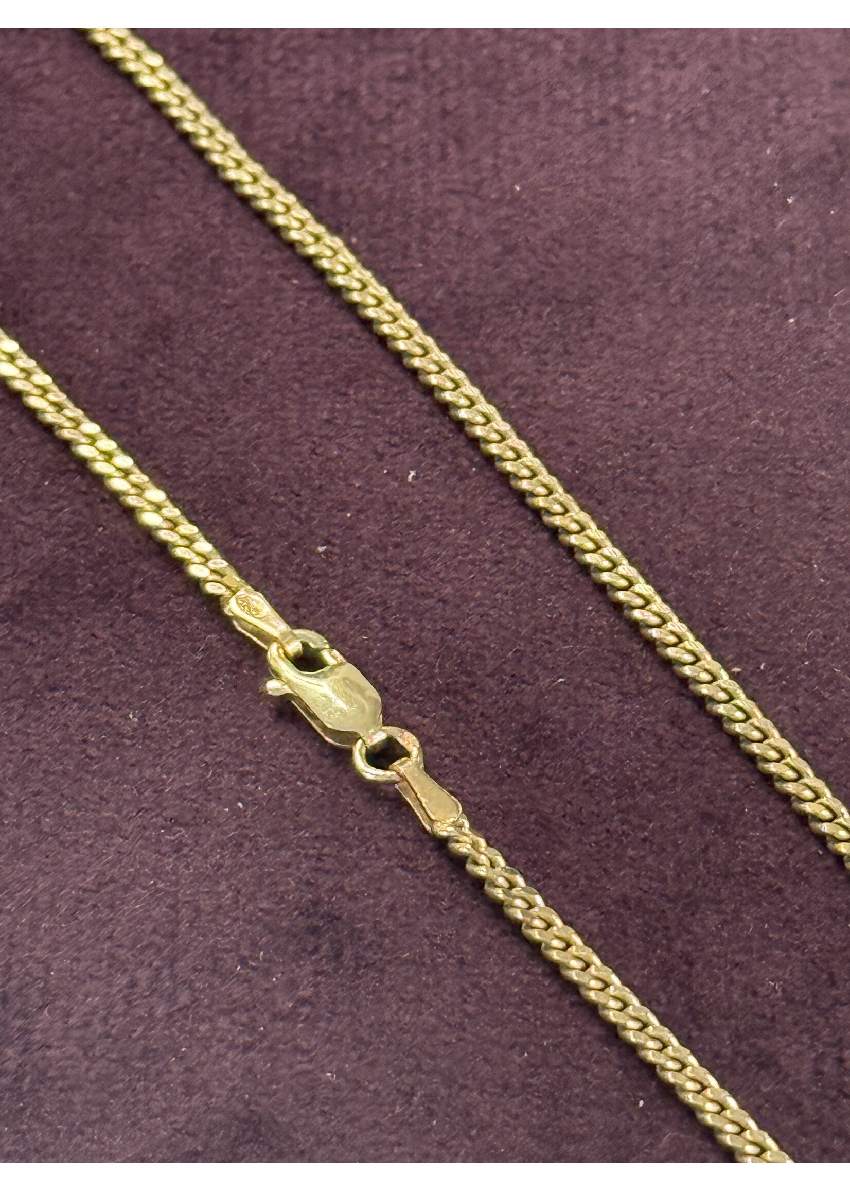 Vintage & Occasion Geelgouden collier 14 k  gourmet - lengte 60cm