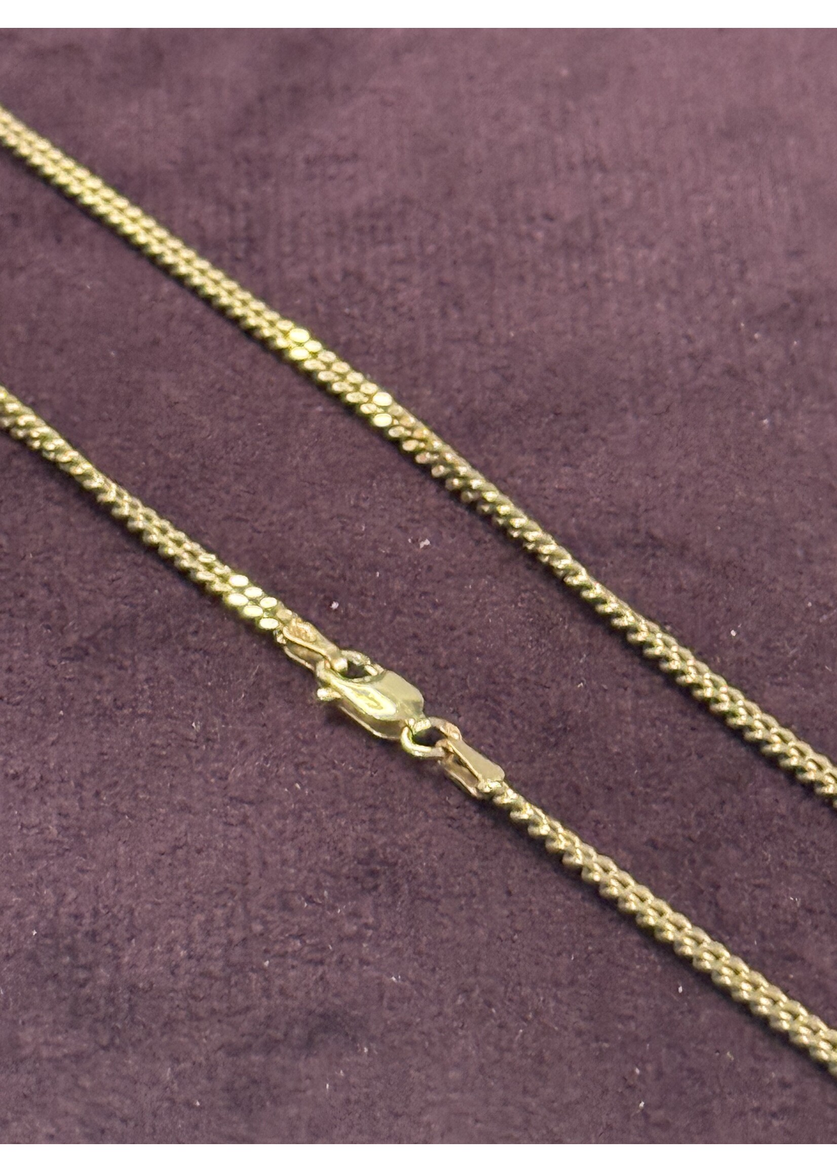 Vintage & Occasion Geelgouden collier 14 k  gourmet - lengte 60cm