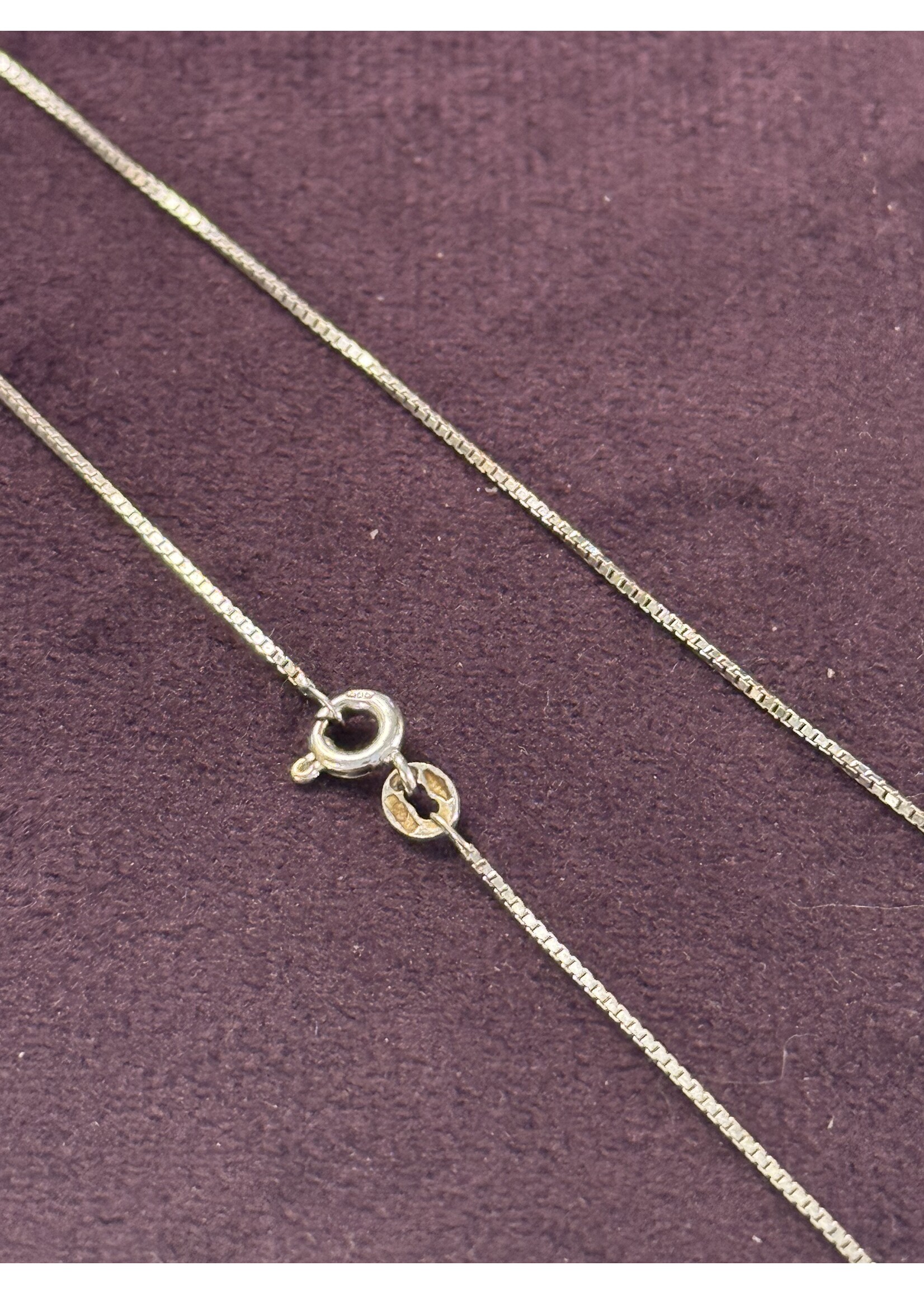 Vintage & Occasion Witgouden collier 14k - lengte 40 cm