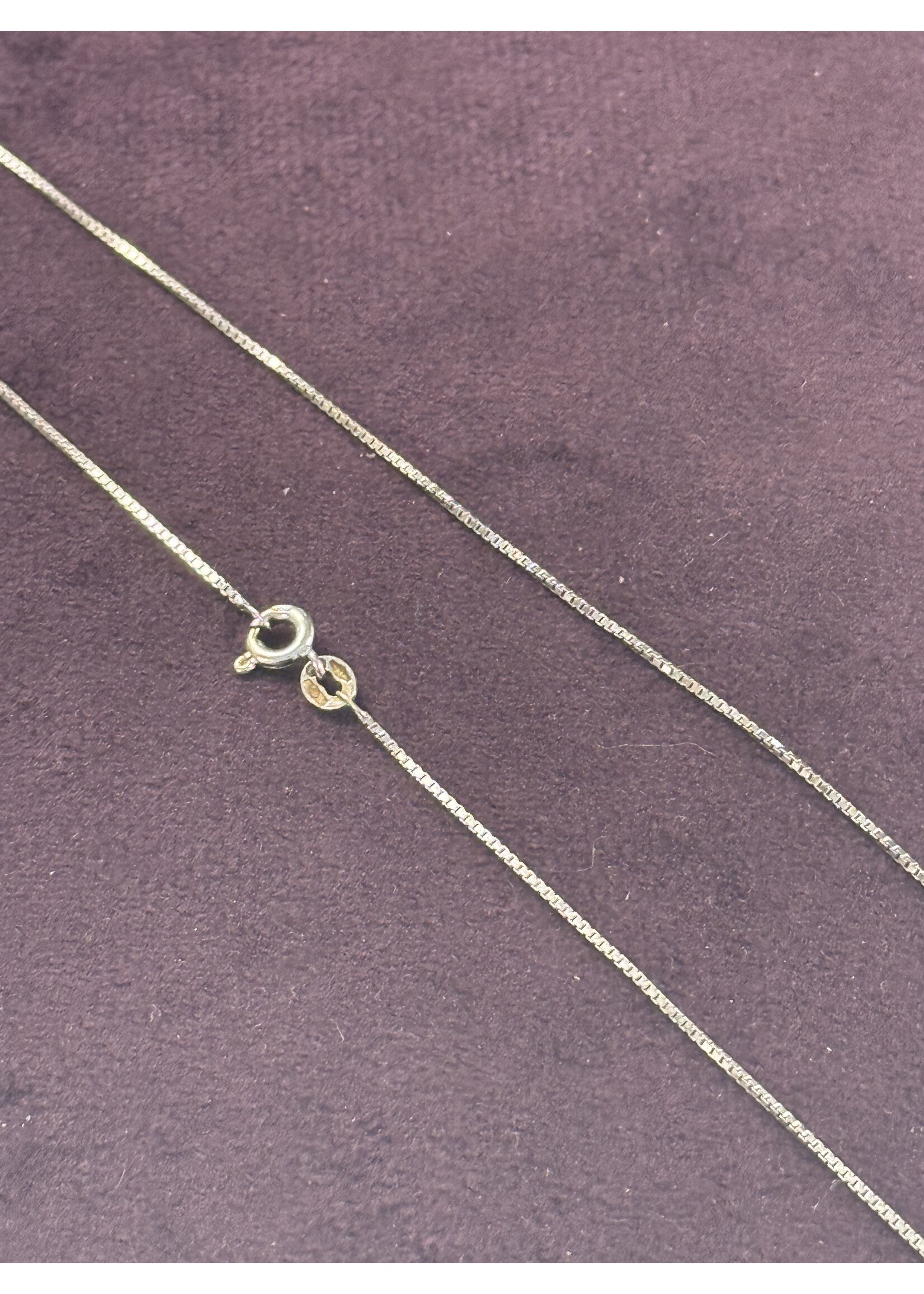 Vintage & Occasion Witgouden collier 14k - lengte 40 cm