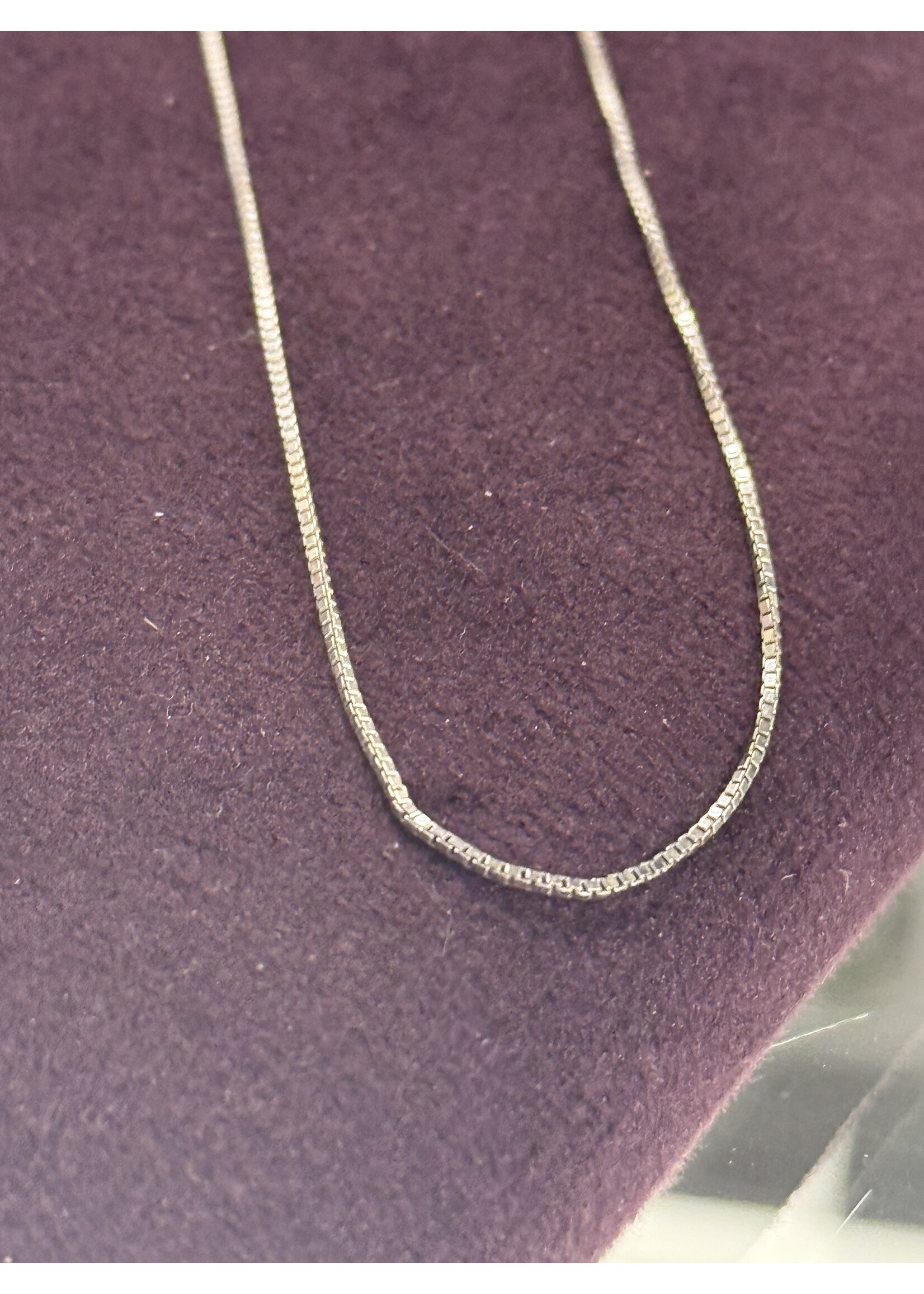 Vintage & Occasion Witgouden collier 14k - lengte 40 cm