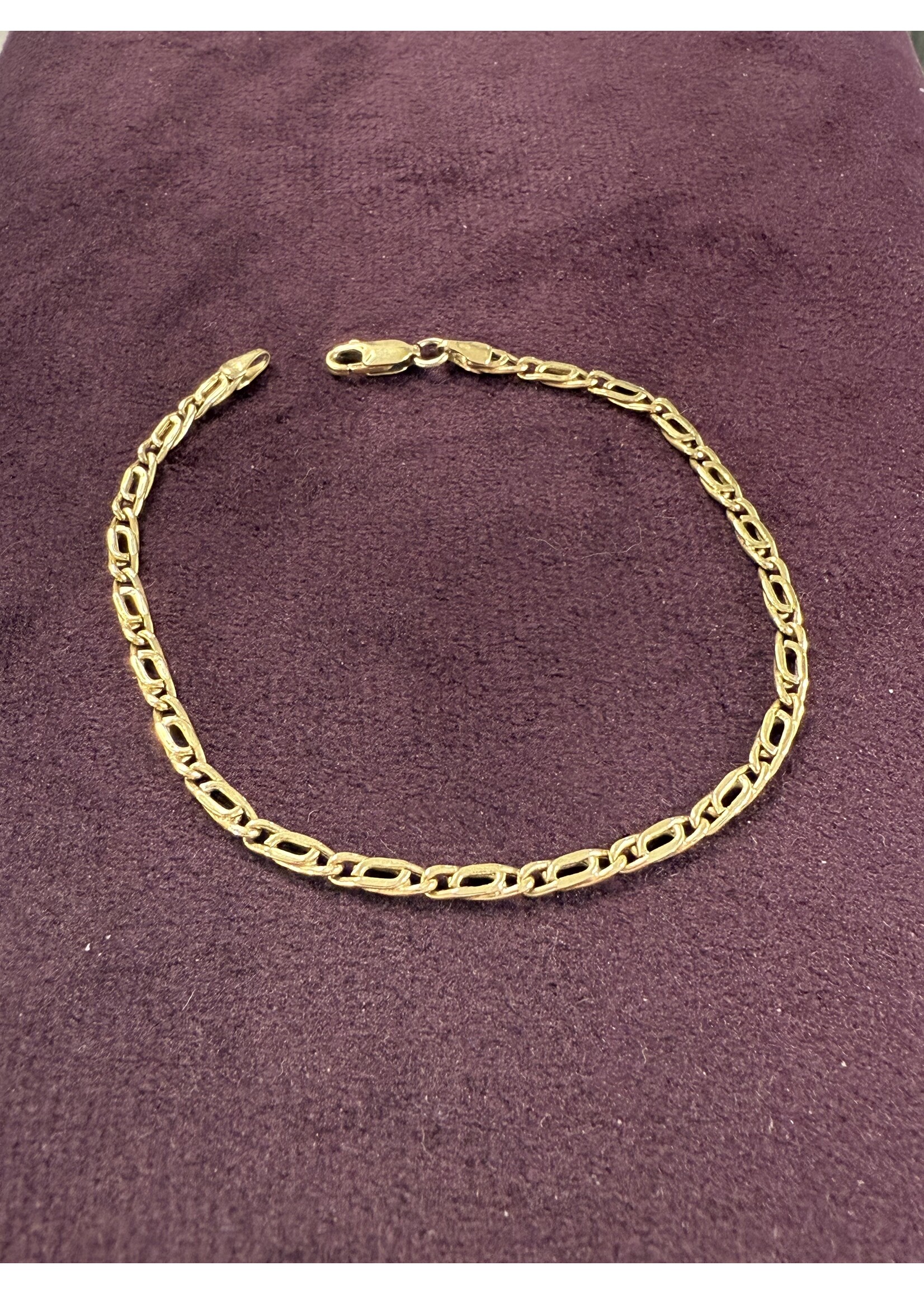 Vintage & Occasion Geelgouden valkenoog armband -  lengte 19cm