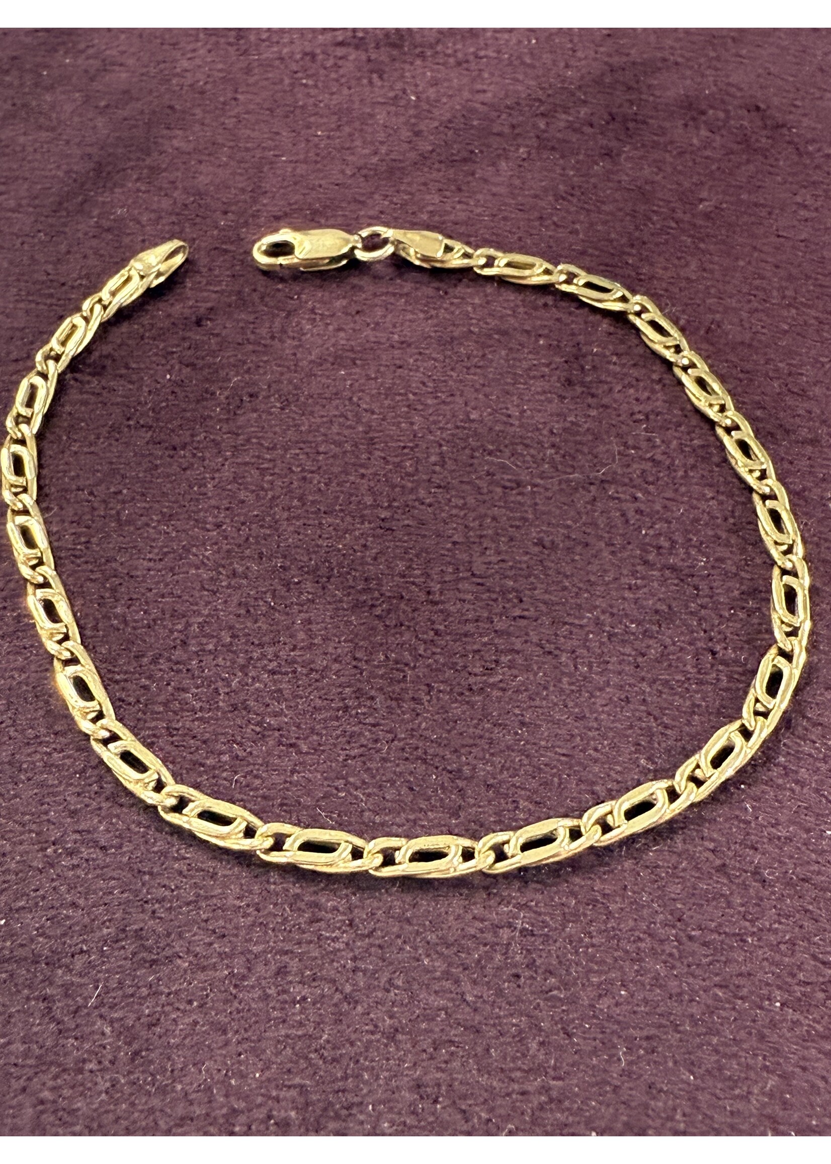 Vintage & Occasion Geelgouden valkenoog armband -  lengte 19cm